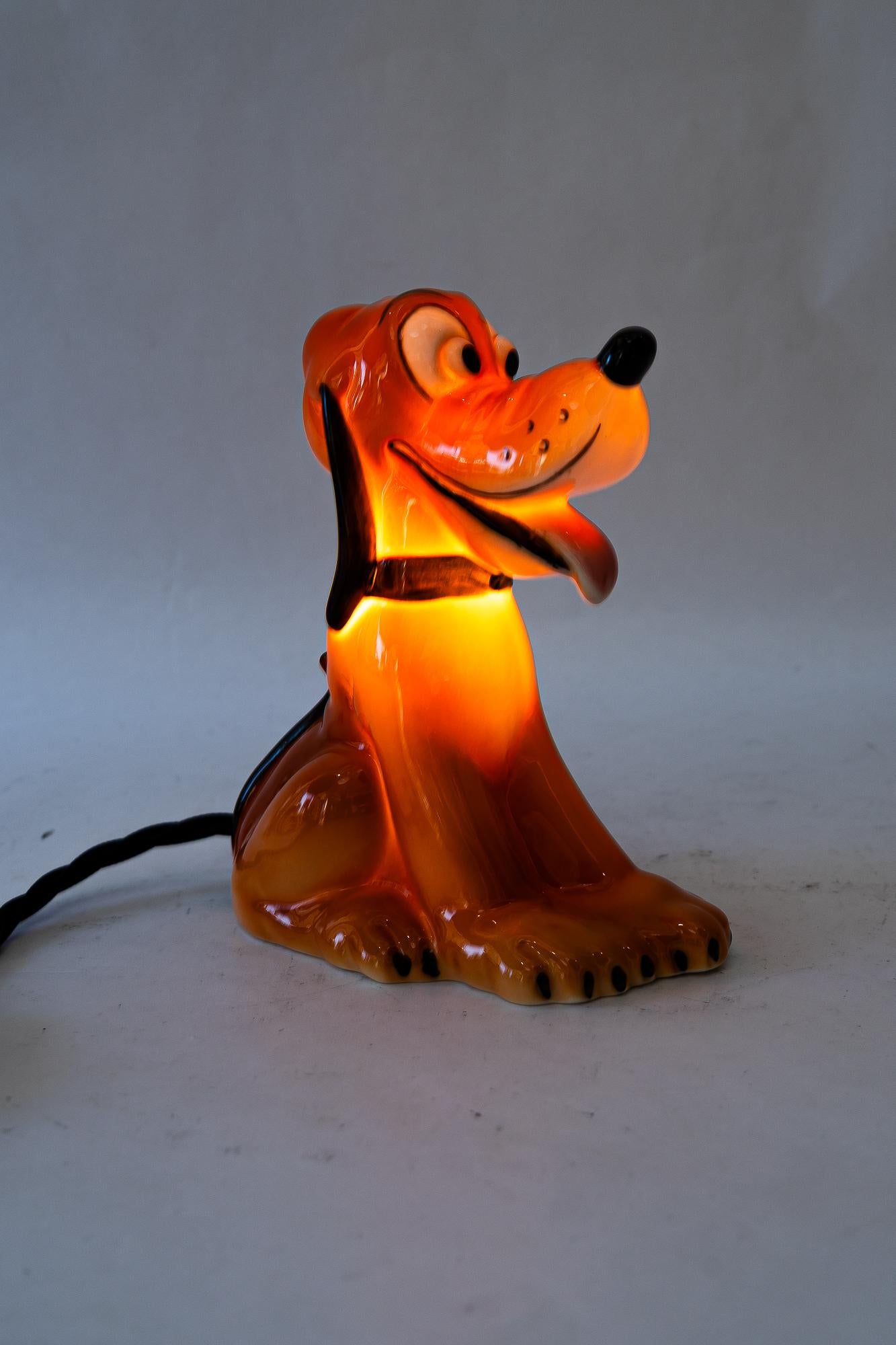 Lampe de table goebel en céramique 