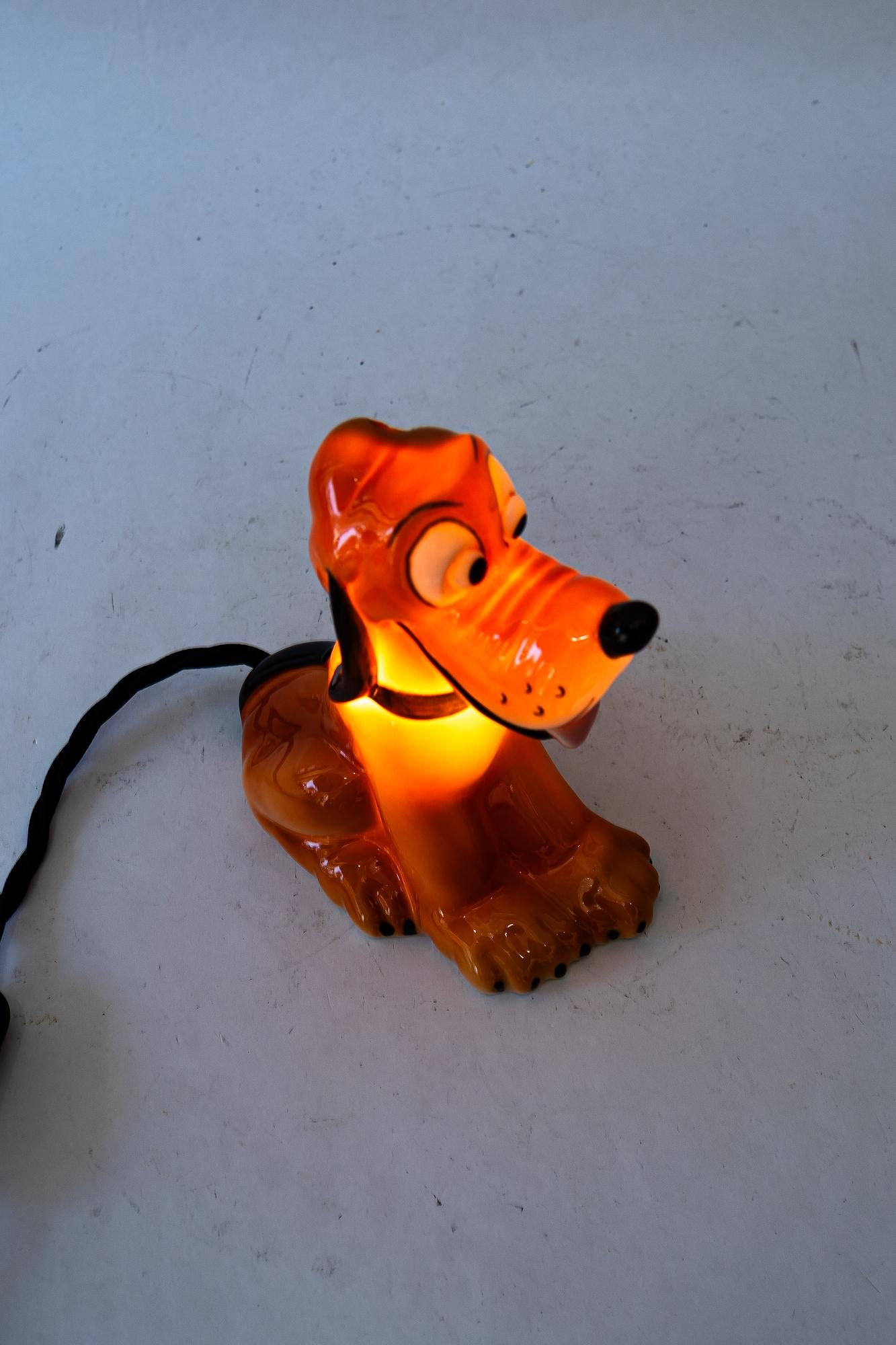 Lampe de table goebel en céramique 