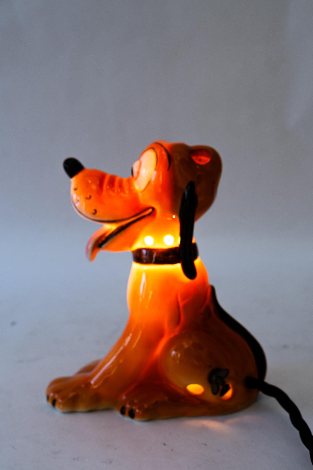Lampe de table goebel en céramique 