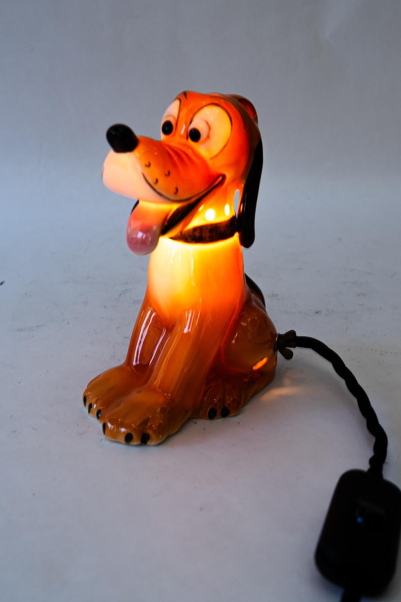 Lampe de table goebel en céramique 