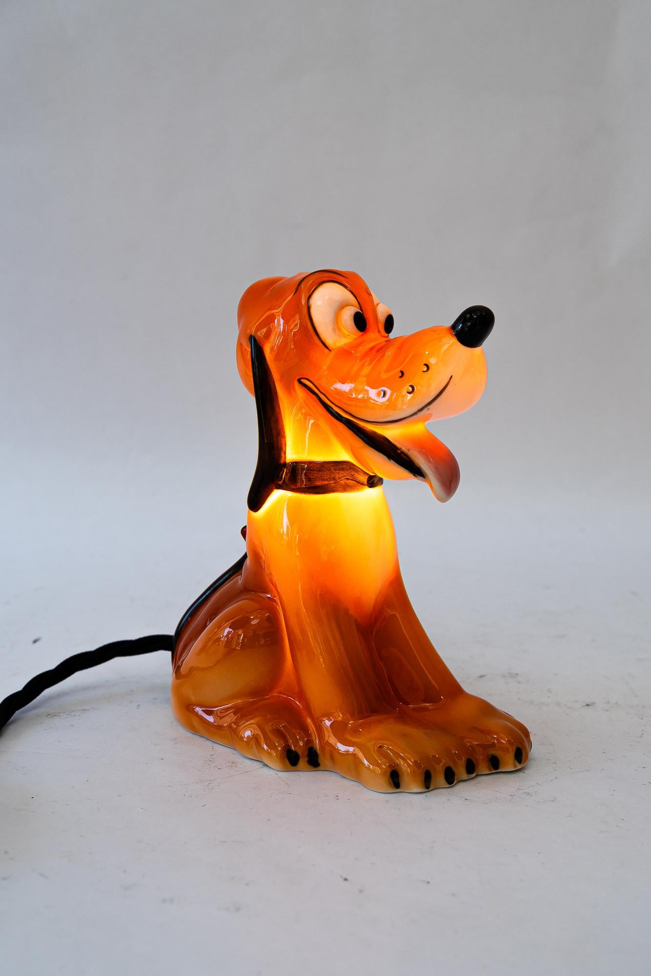Lampe de table goebel en céramique 