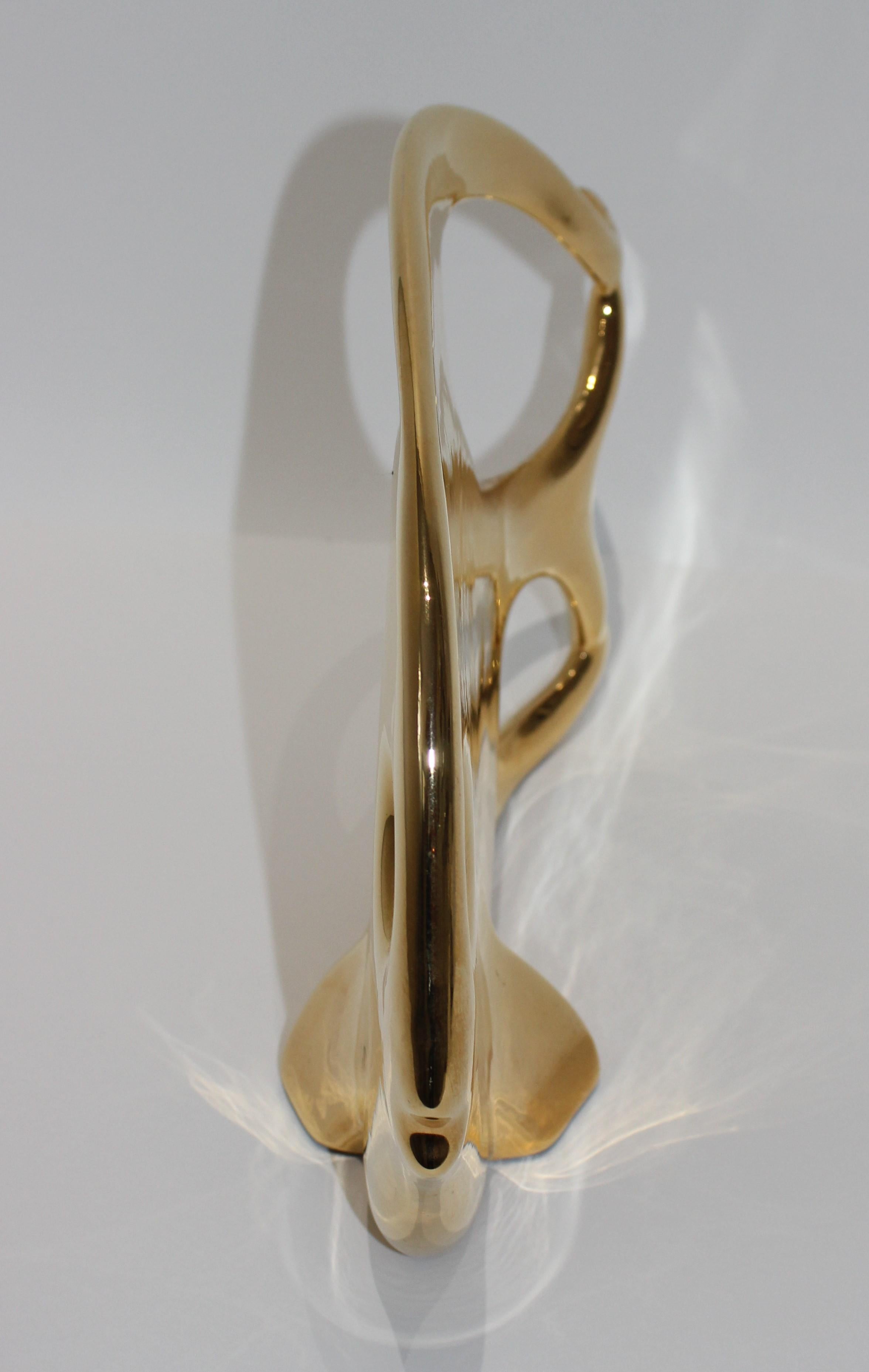 Jaru Keramik Gold Biomorphe Fische (Ende des 20. Jahrhunderts)