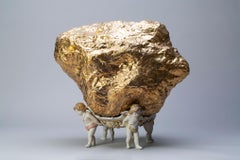 Ceramic & Gold Sculpture by Andrea Salvatori Italy Contemporary, 21st Century