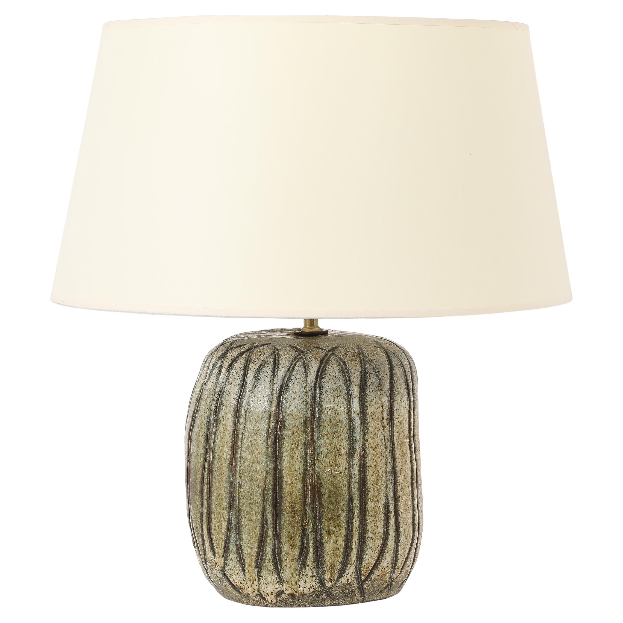 Ceramic Gourd Lamp, USA 1960
s