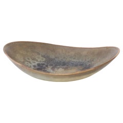 Ceramic Gray Speckled Bowl Carl-Harry Stålhane, Rörstrand, Vintage Mid Century