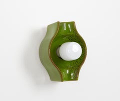 Ceramic Green Wall Light Sputnik Designed by Cari Zalloni Germany 1970s