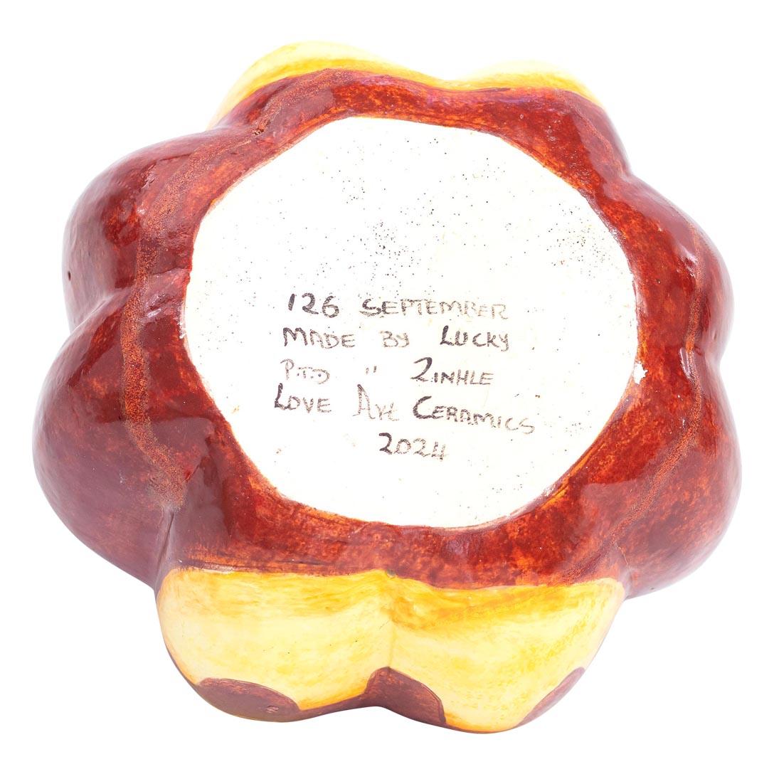 Take your pick from our most unusual pumpkin patch! This ceramic Jack-o'-lantern, part of our Pumpkin Patch Collection, blends the rich textures and traditions of South Africa with the classic autumn spirit of the pumpkin.

Handcrafted in South