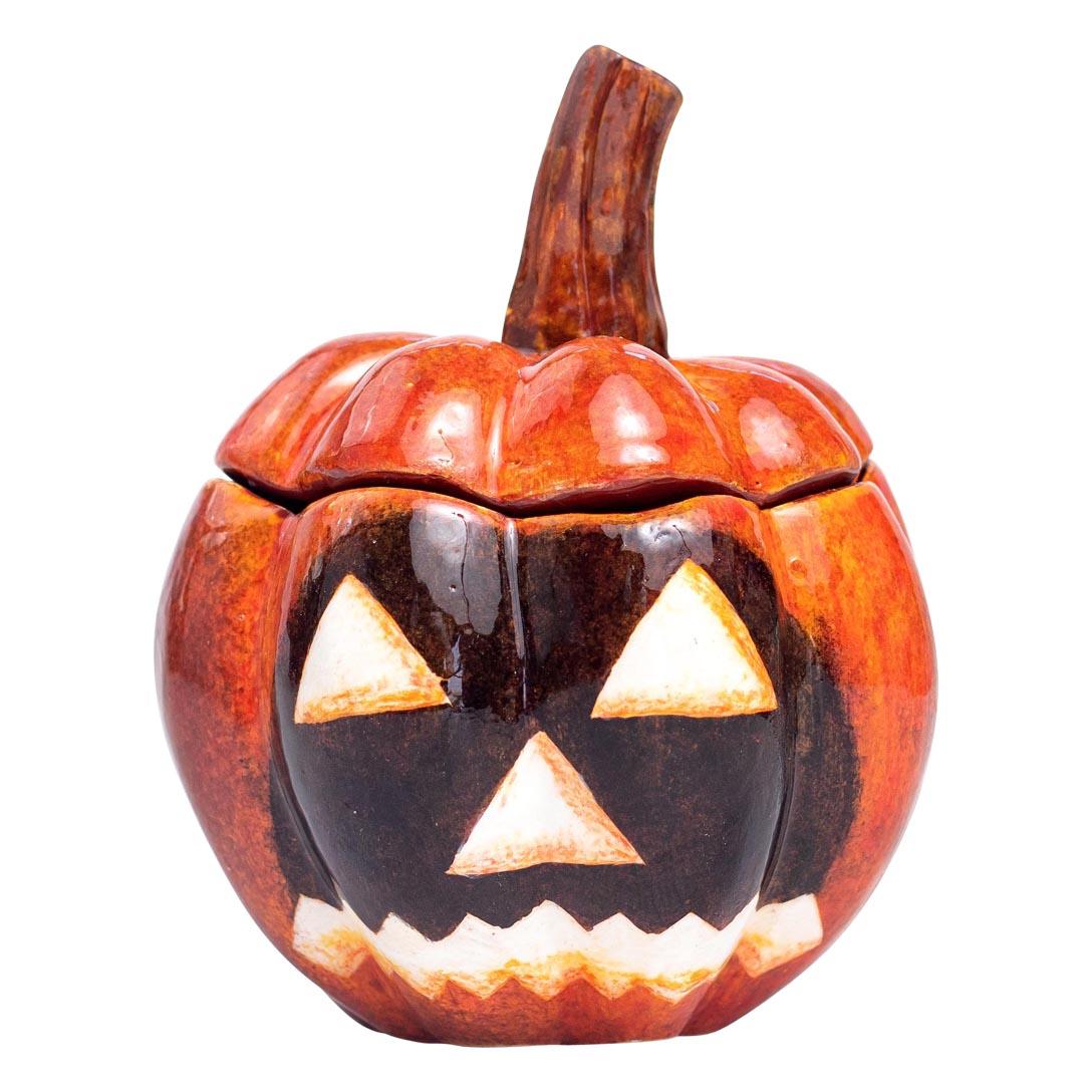 Sudafricano Piccola zuppiera di Halloween in ceramica, realizzata a mano in Sudafrica in vendita