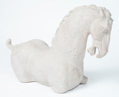 Ceramic Han Style Horse Sculpture by Austin Productions