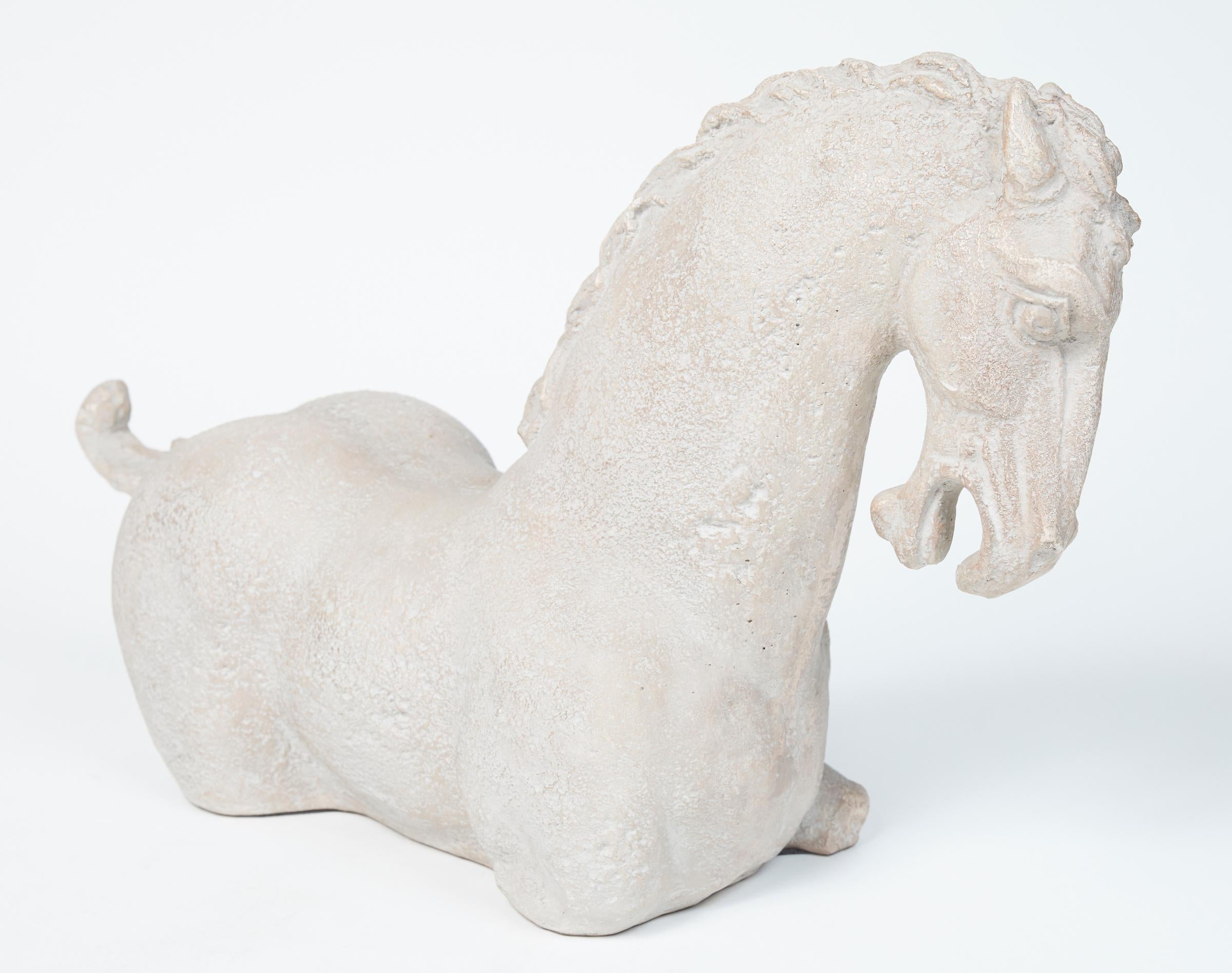Ceramic Han Style Horse Sculpture by Austin Productions 1
