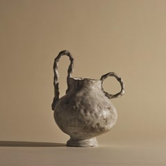 Ceramic Hand-coiled Alabaster Ballet Vase II