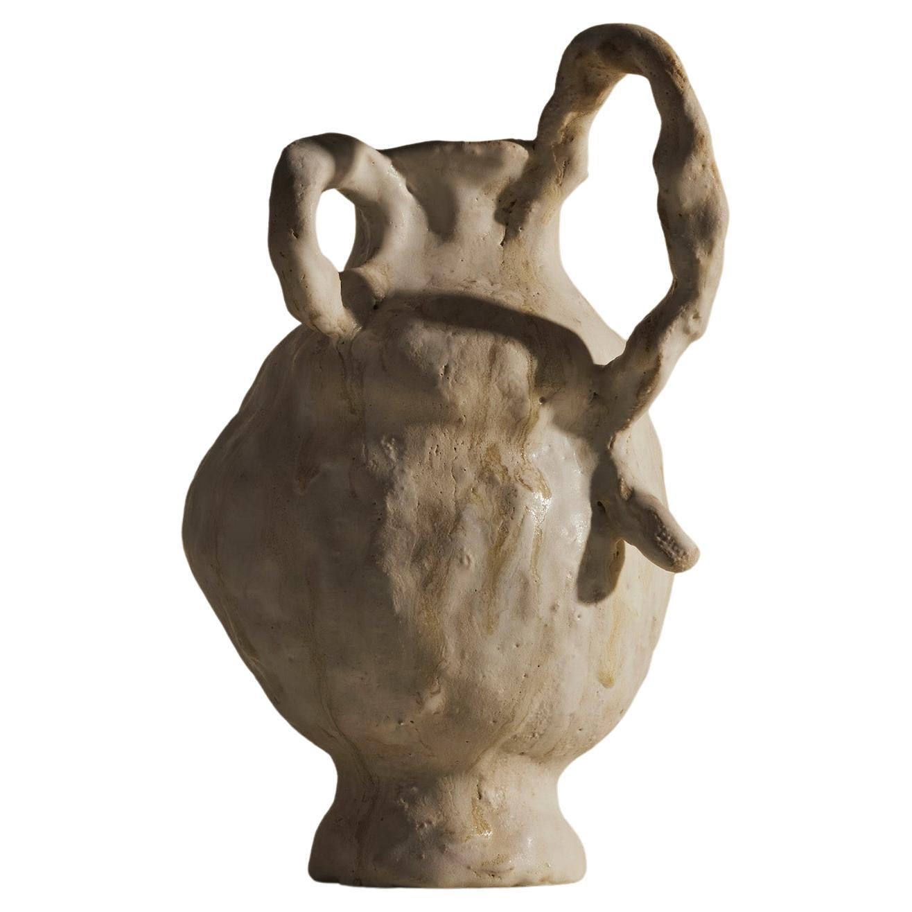 Vaso in ceramica a spirale di alabastro V.I.I.