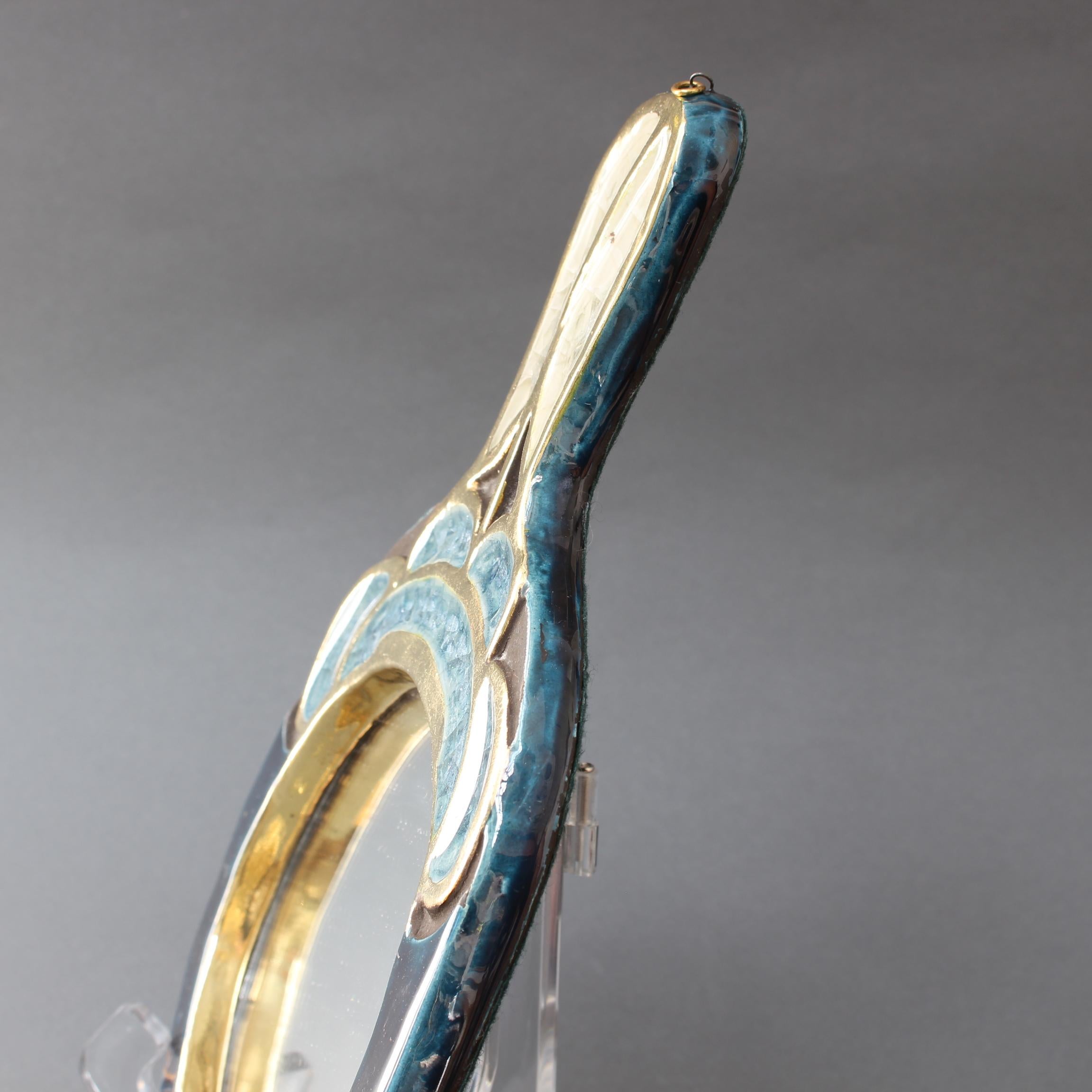 Ceramic Hand Mirror by Mithé Espelt, circa 1960s 8