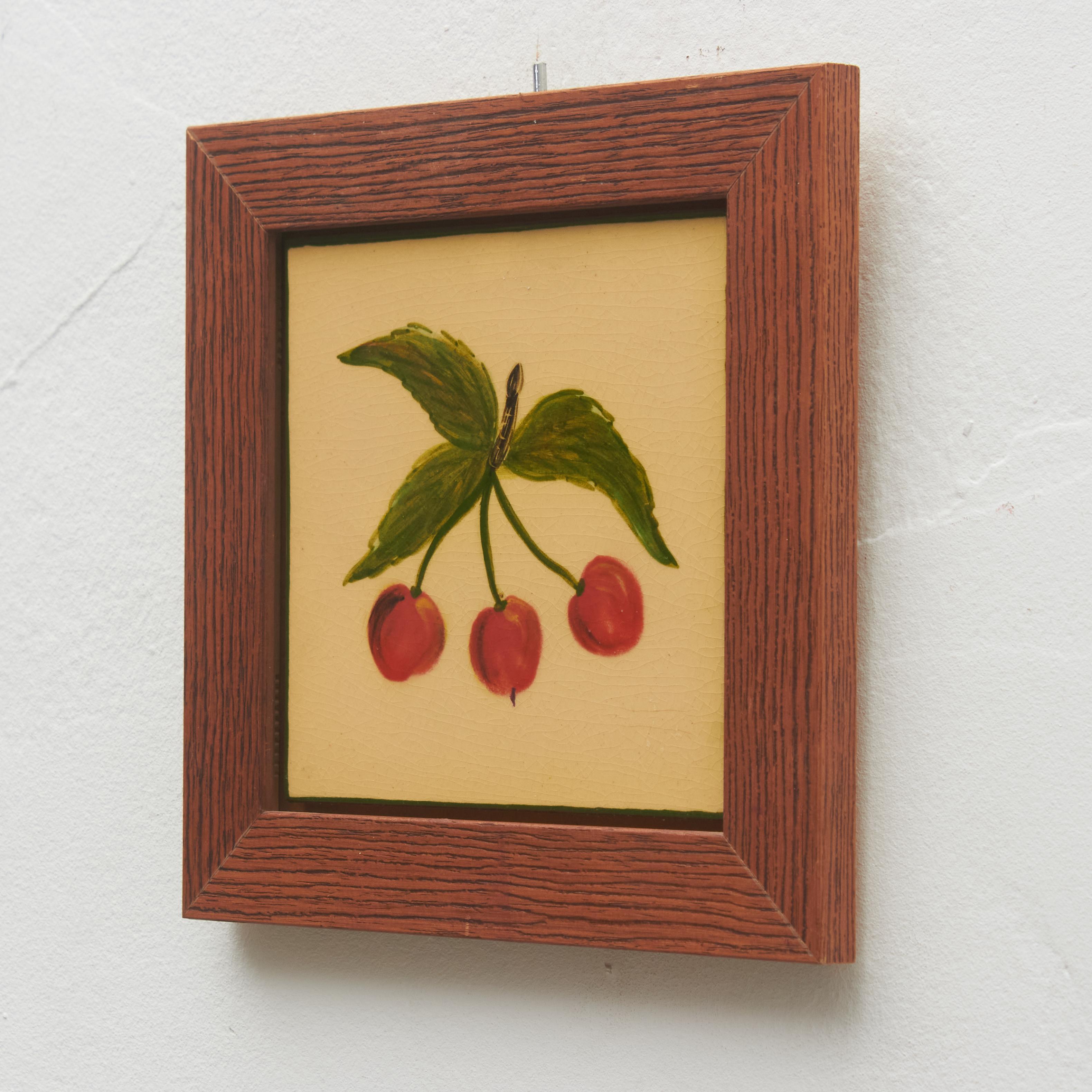 Ceramic Hand Painted Artwork by Diaz COSTA, circa 1960 For Sale 3