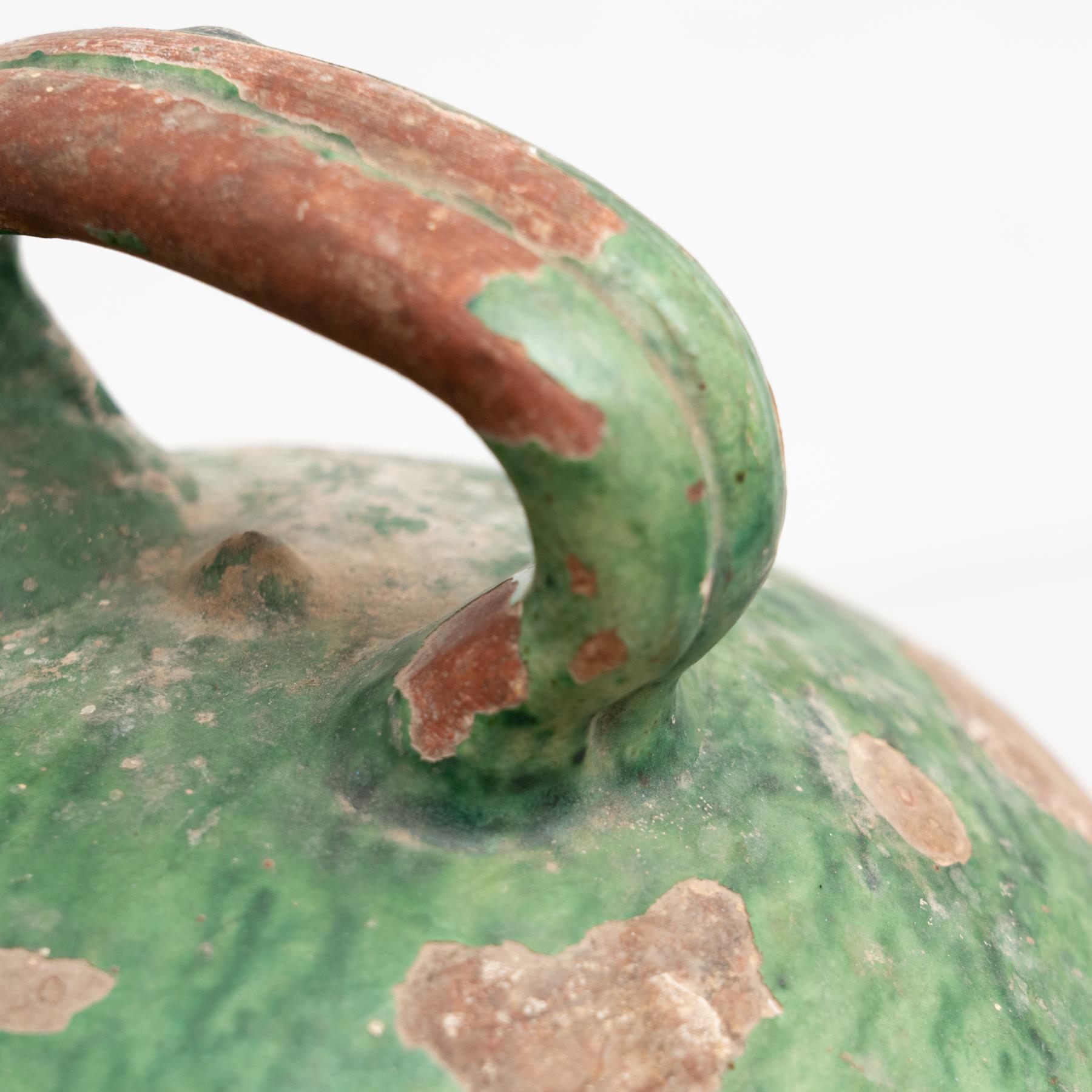 Ceramic Hand Painted Traditional Spanish Jug, circa 1960 2