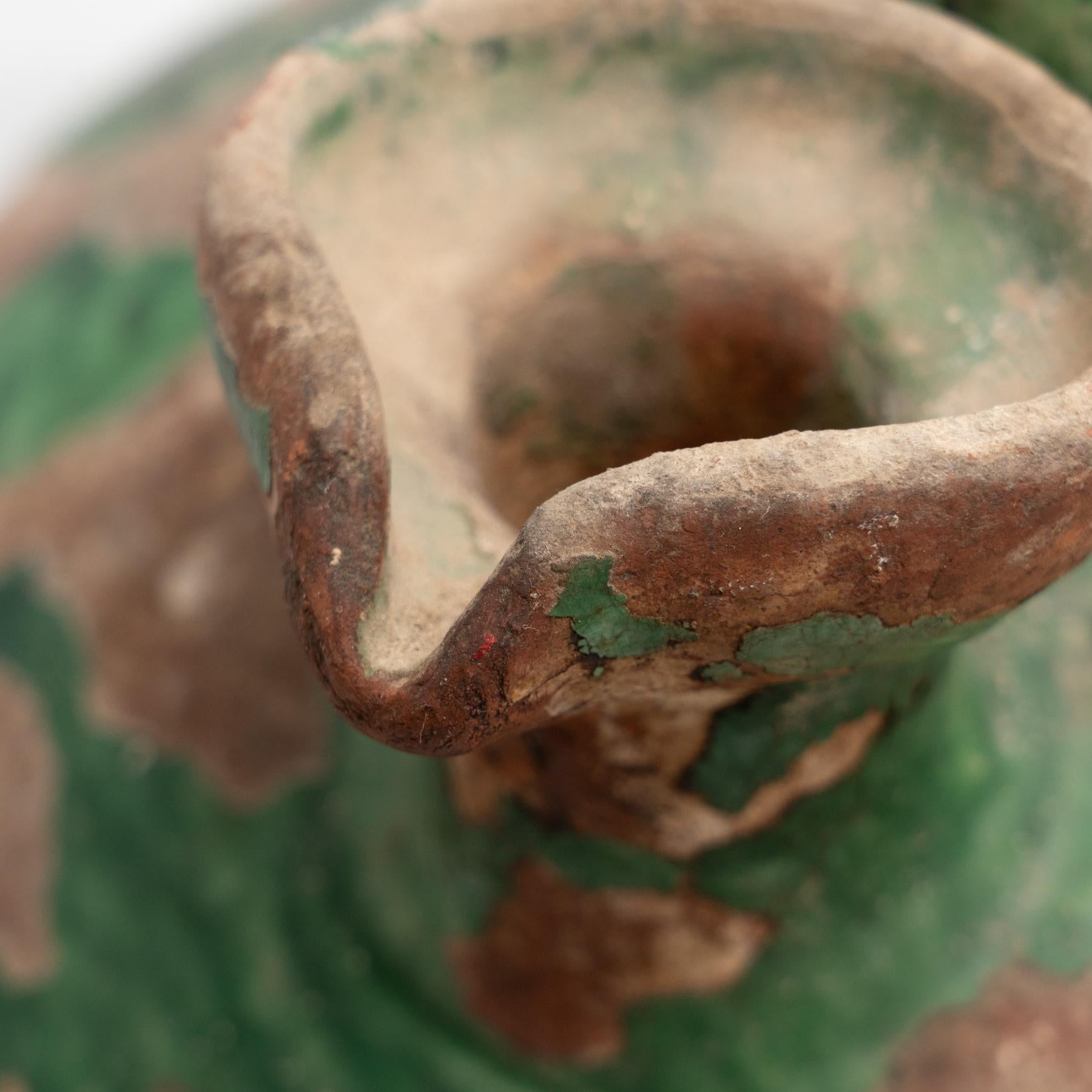 Ceramic Hand Painted Traditional Spanish Jug, circa 1960 4