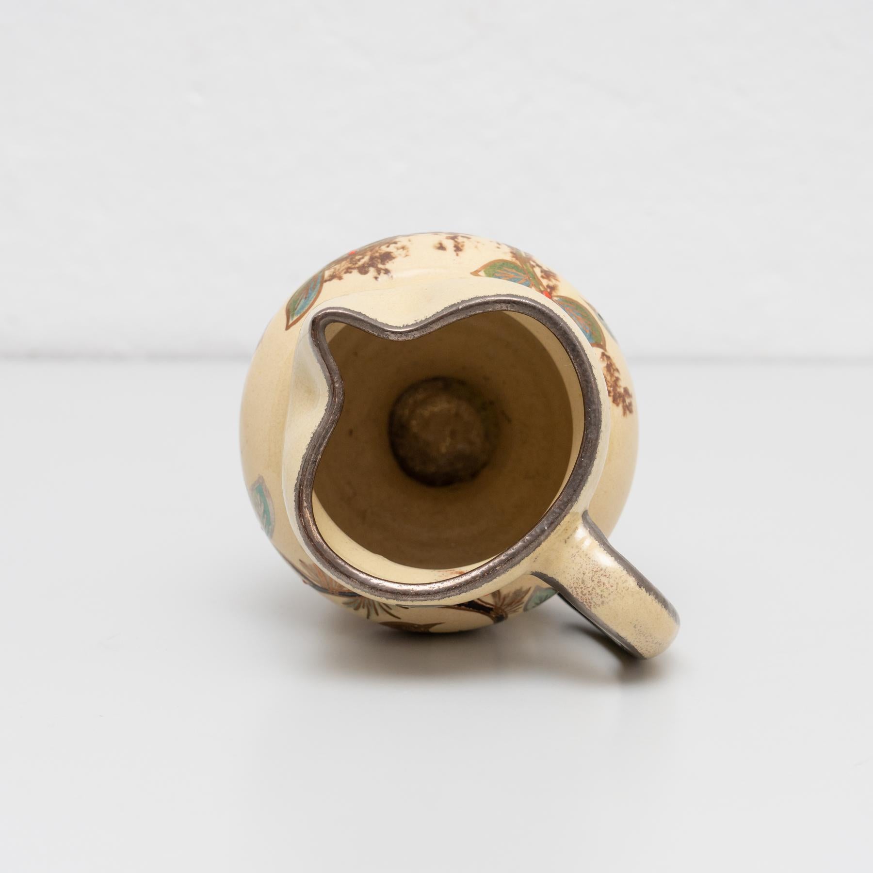 Vase en céramique peint à la main par l'artiste catalan Diaz Costa, vers 1960 en vente 4