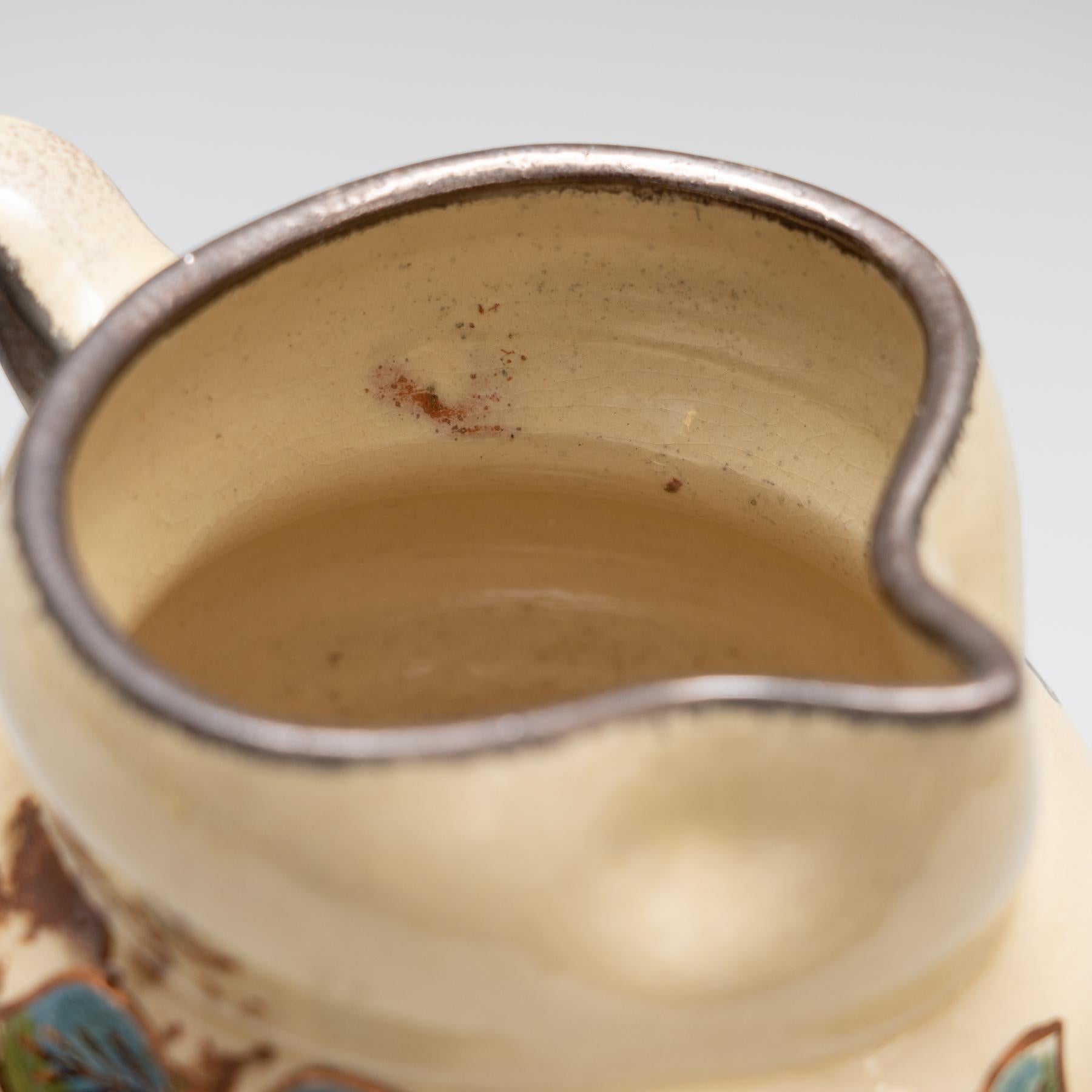 Vase en céramique peint à la main par l'artiste catalan Diaz Costa, vers 1960 en vente 2