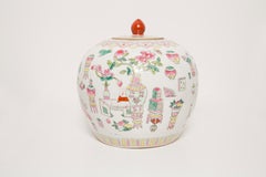 Ceramic Hand Painted Vase Candy Box, 20th Century, Europe, 1960s