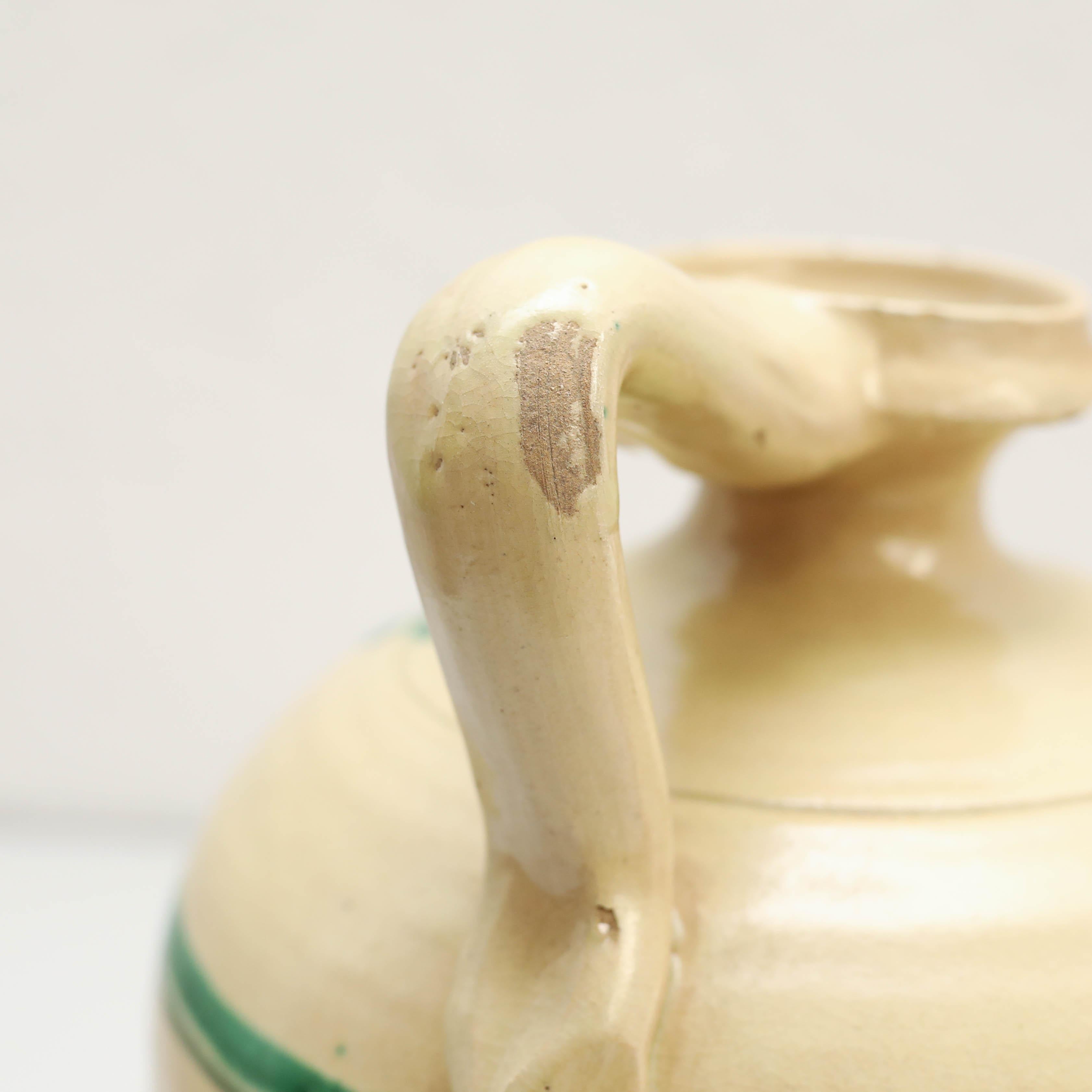 Vase en céramique peint à la main, vers 1960 en vente 3