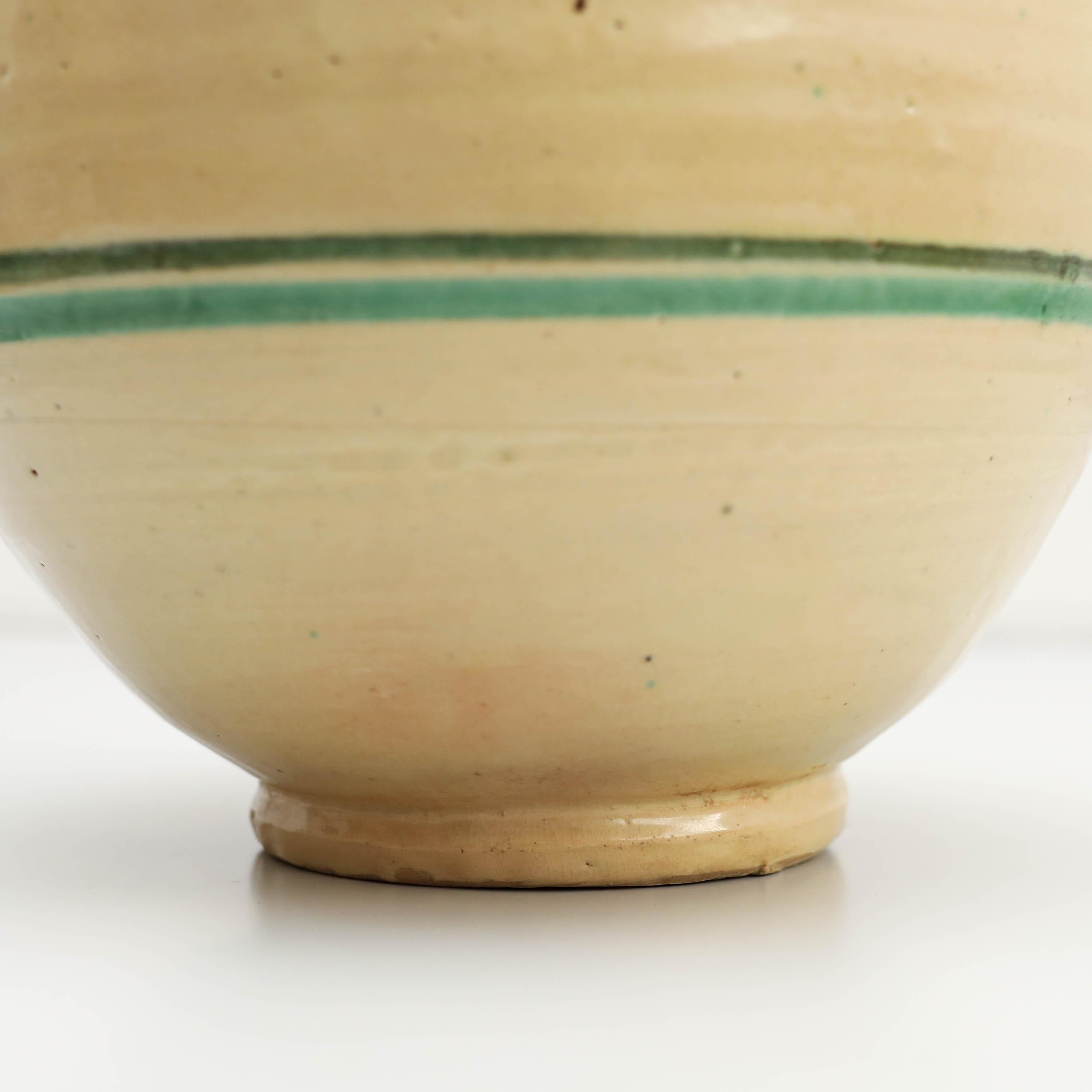 Metà XX secolo Vaso in ceramica dipinto a mano, 1960 circa