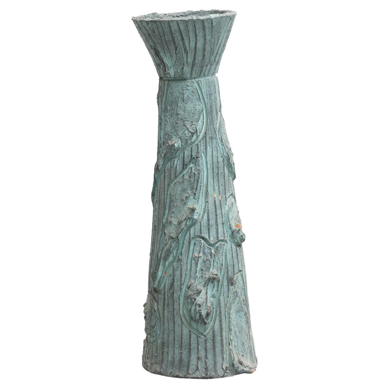 Ceramic Hand Painted Vase, circa 1960