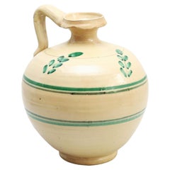 Vintage Ceramic Hand Painted Vase, circa 1960