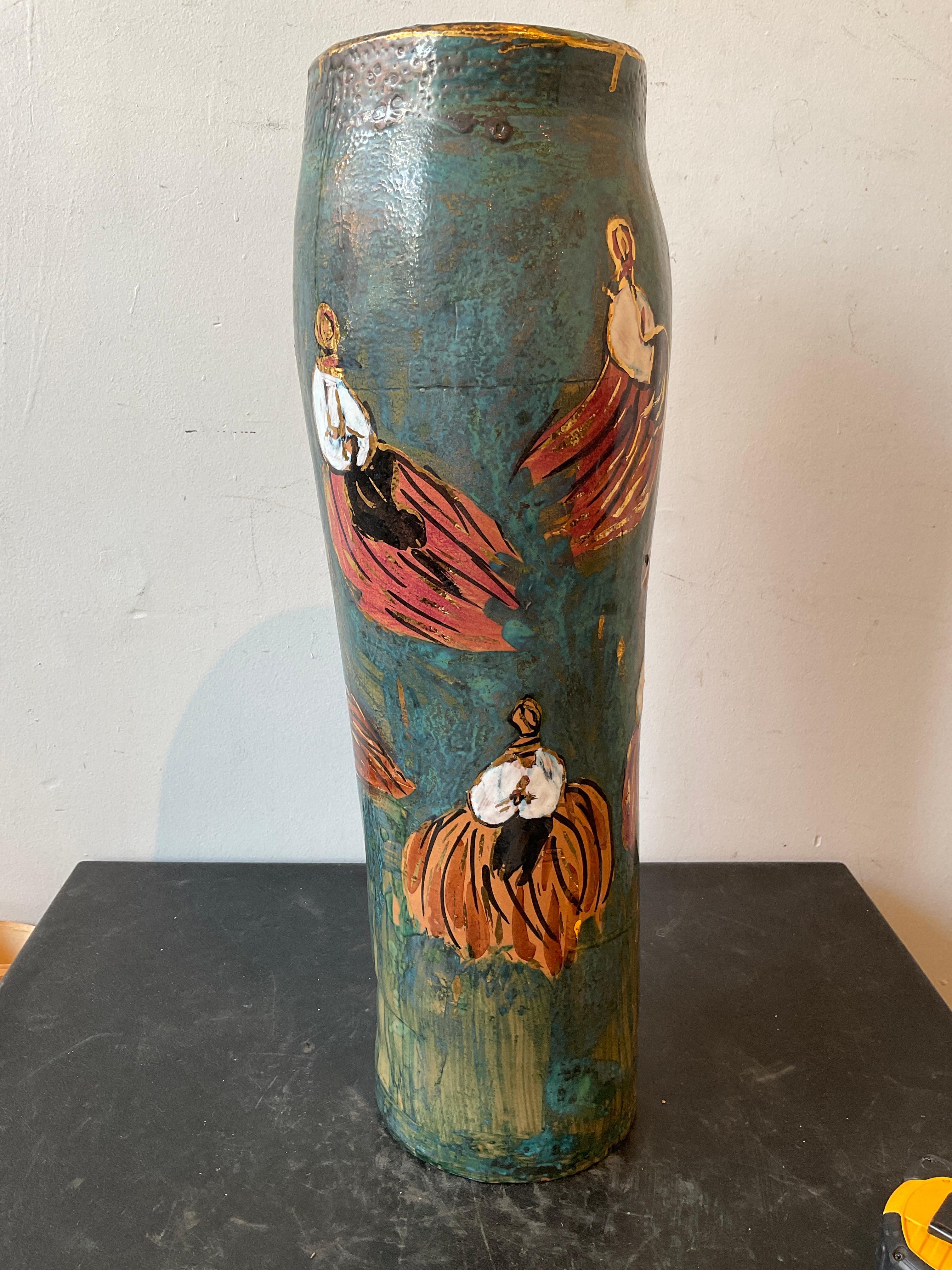 Vaso in ceramica di donna Dolores De Murtas del 1970.