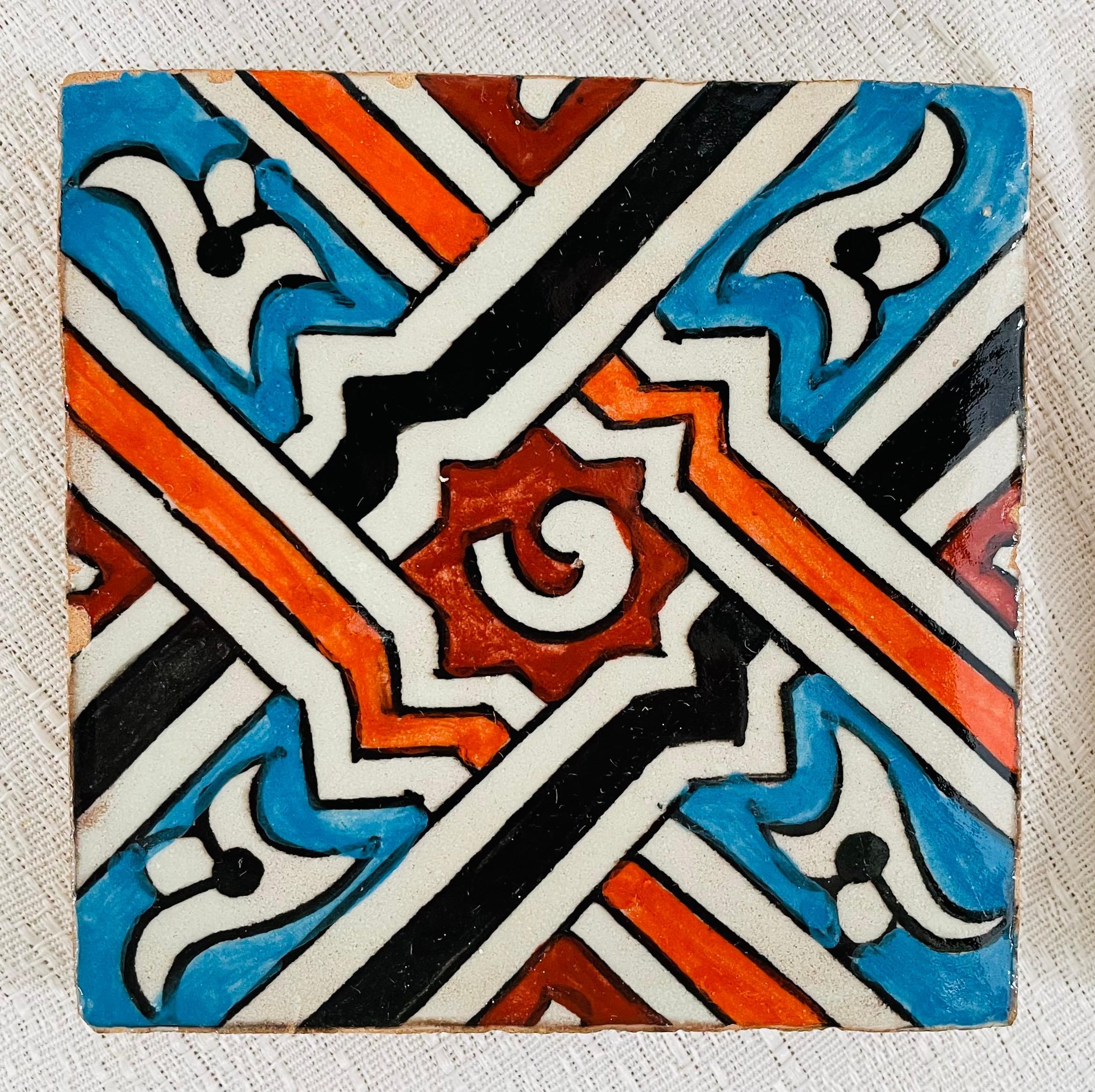 moroccan ceramic coasters