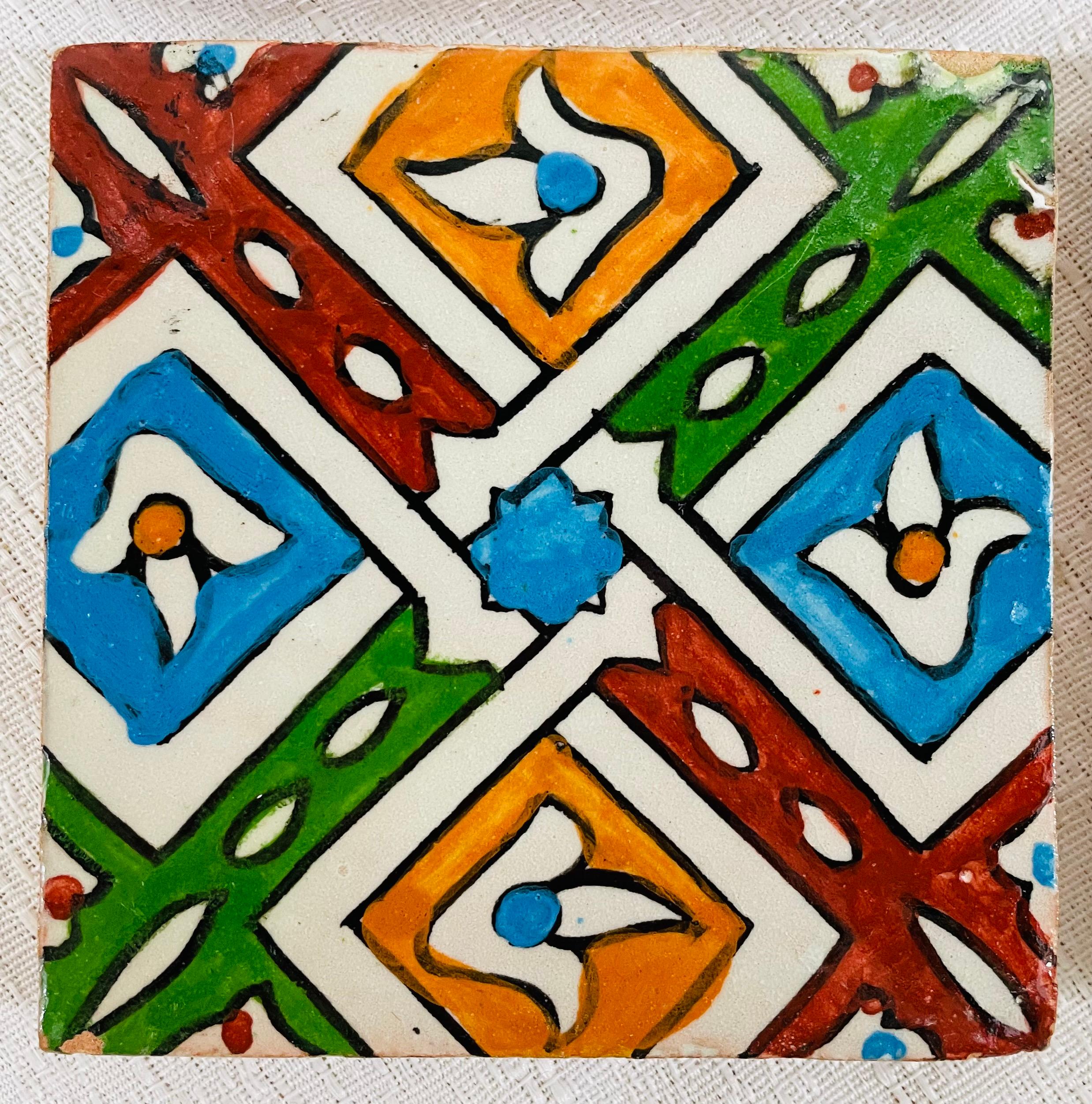 italian tile coasters