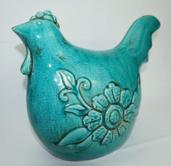 Ceramic Hen, Scandinavian Midcentury, Denmark, C 1960, Mid-century Design