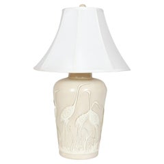 Ceramic Heron Table Lamp