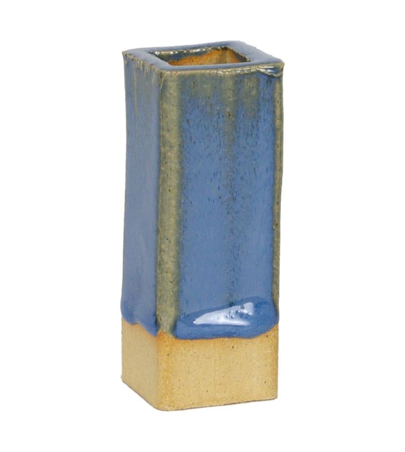 Ceramic Hex planter in Blue Opal. Made to order.
 
BZIPPY ceramic goods are one-of-a-kind stoneware / earthenware editions including furniture, planters and home accessories. 
 
Each piece is designed, hand-built, glazed, and fired in our Los