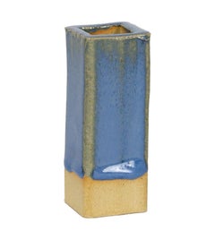 Ceramic Hex Planter in Blue Opal by BZIPPY
