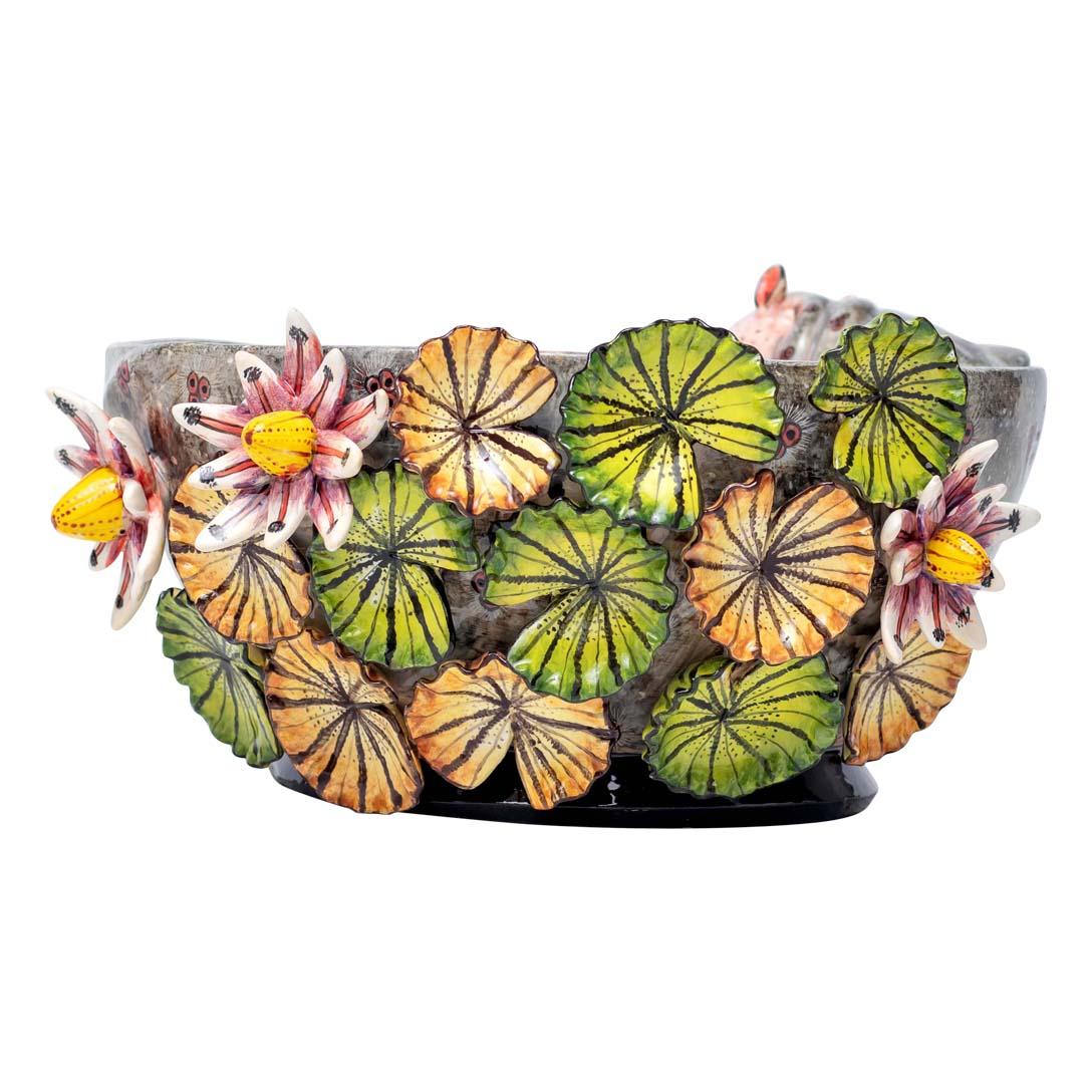 South African Ceramic Hippo Bowl , hand made in South Africa