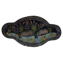 Ceramic Hippo Tray , hand made in South Africa