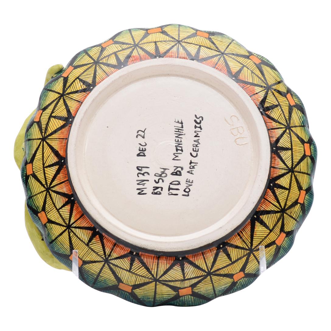 Modern Ceramic Hoopoe Coin  Dish , hand made in South Africa