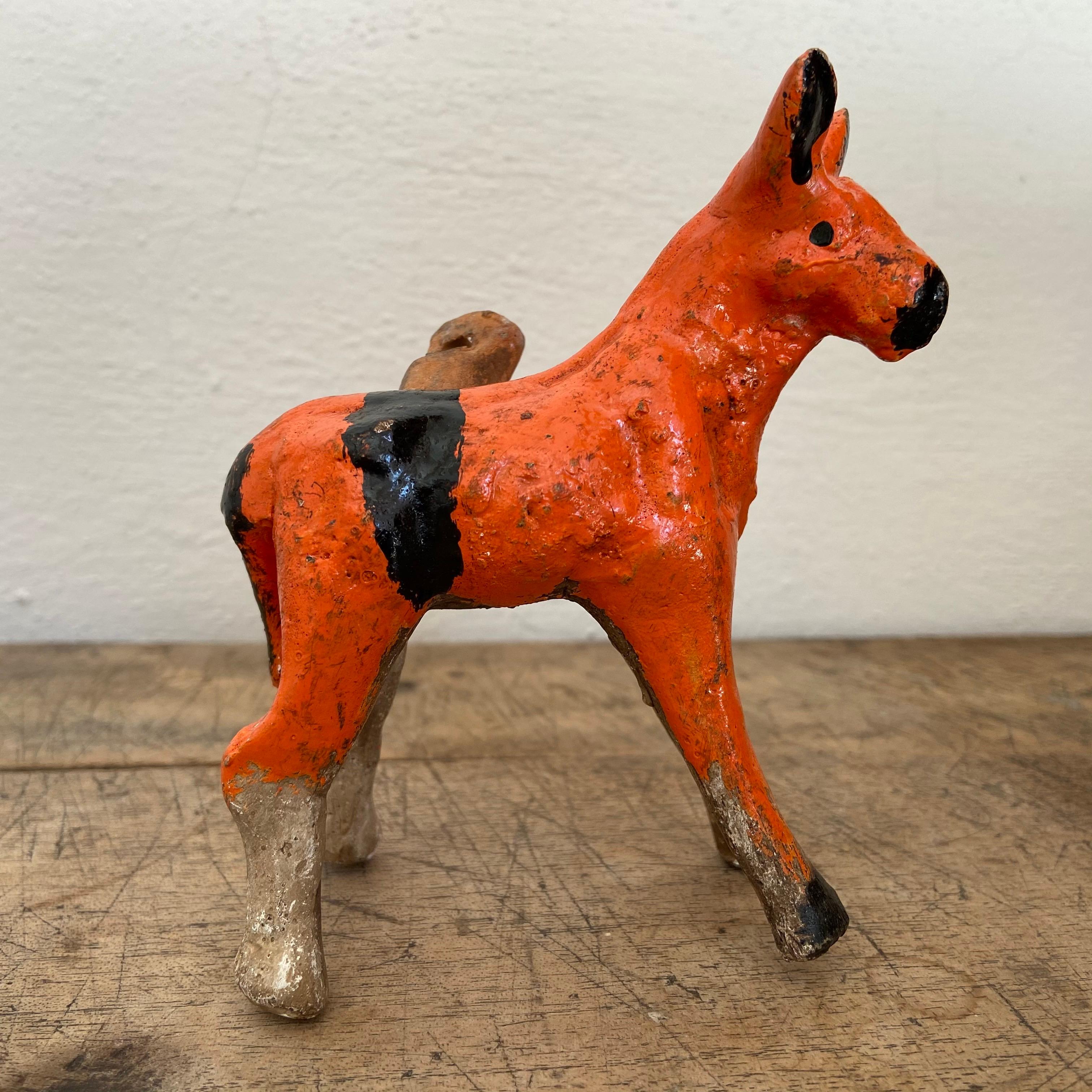 Mexican Ceramic Horse Figure Whistle from Mexico, 1980s