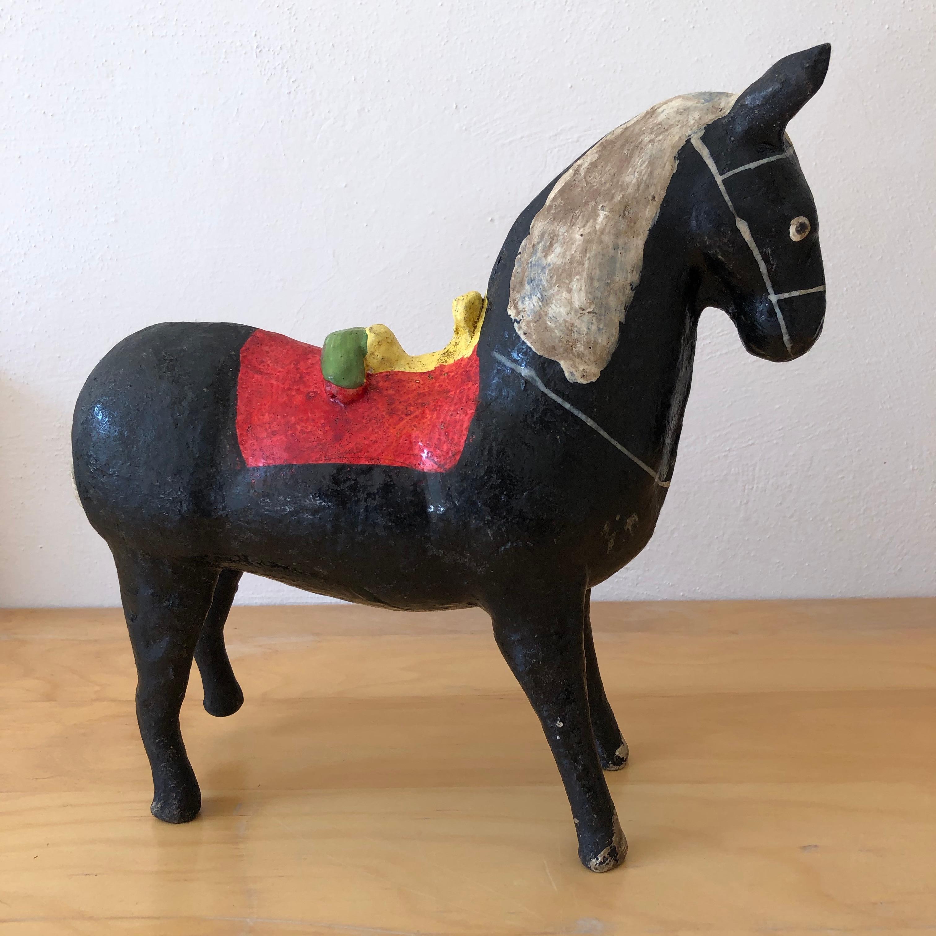 Mexican Ceramic Horse Piggy Bank from Mexico