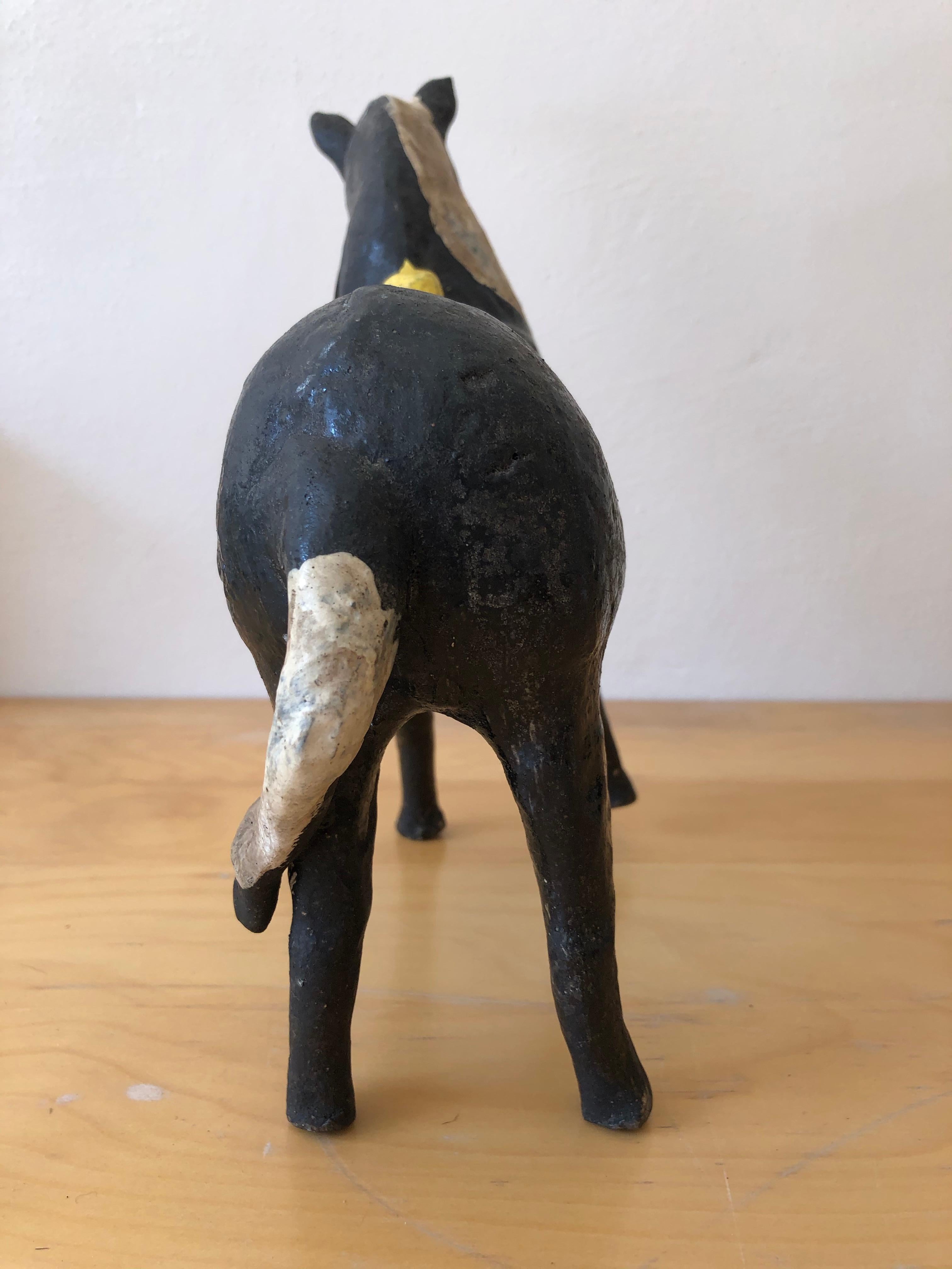 Hand-Painted Ceramic Horse Piggy Bank from Mexico
