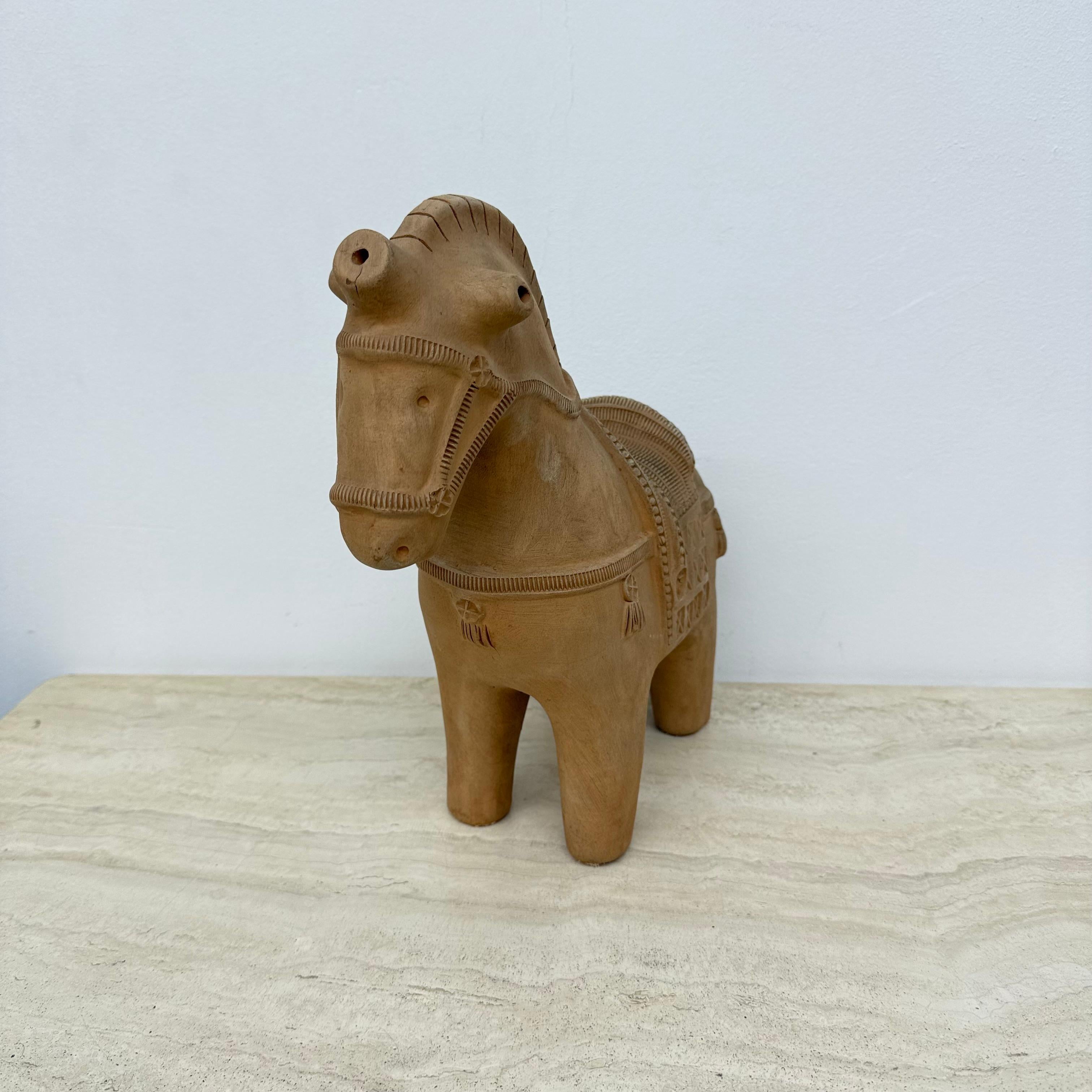Keramische Pferdeskulptur von Aldo Londi für Bitossi Fiorentino, 1960 (Italienisch) im Angebot