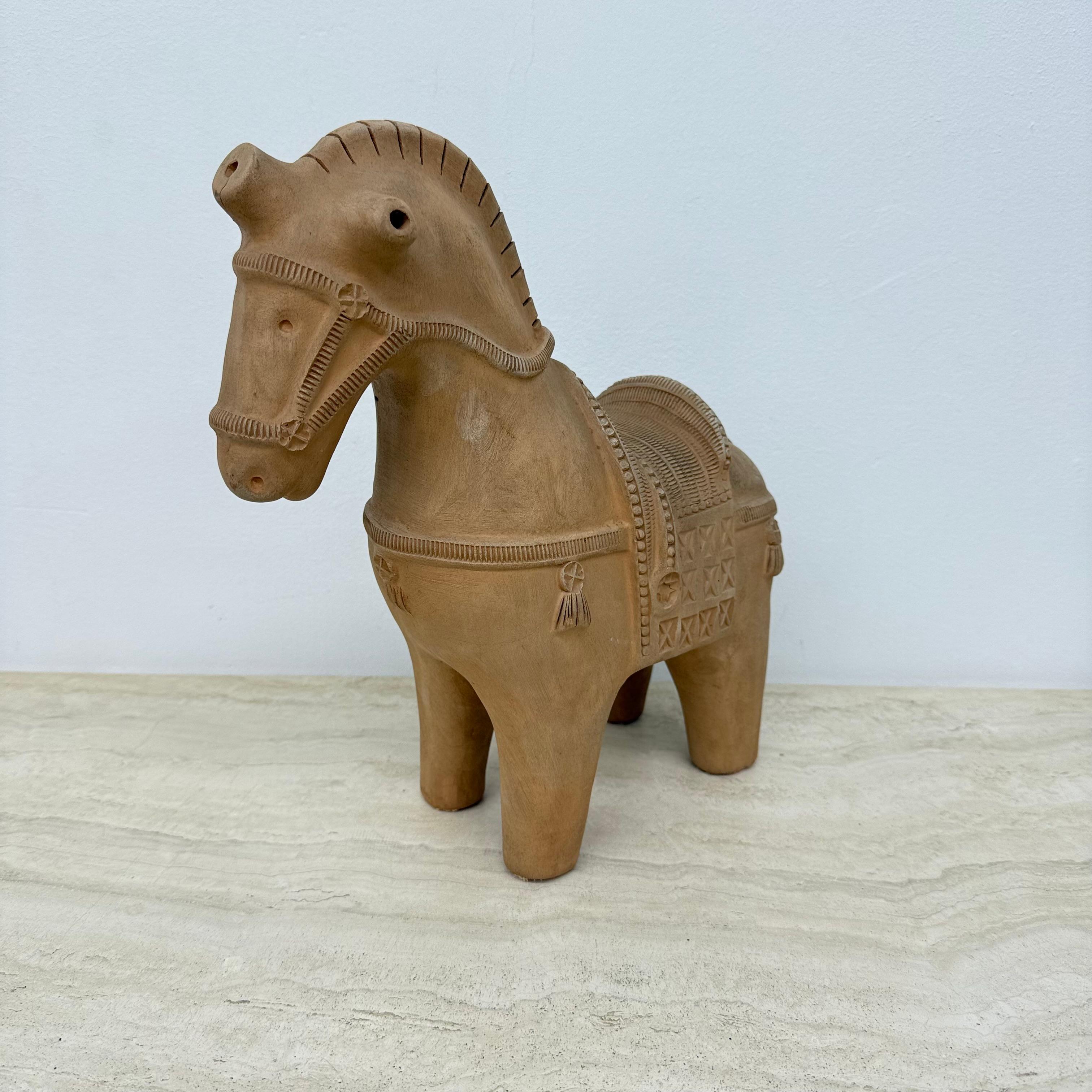Keramische Pferdeskulptur von Aldo Londi für Bitossi Fiorentino, 1960 im Zustand „Gut“ im Angebot in Delft, NL