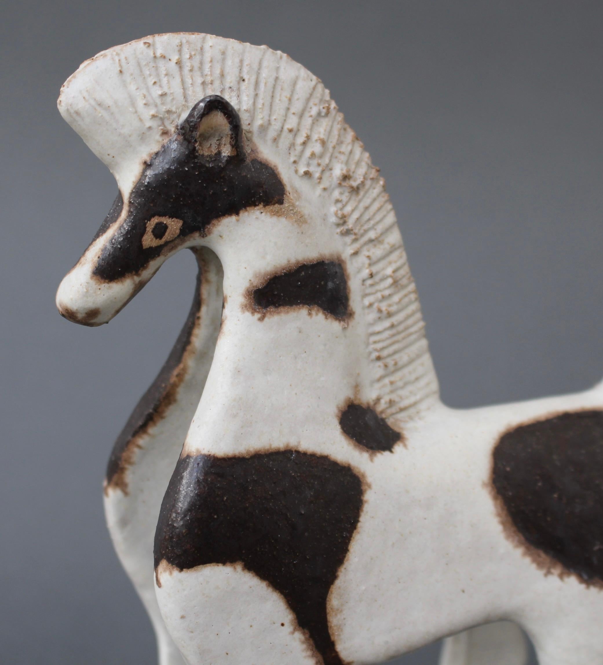Ceramic Horse Sculpture by Bruno Gambone 'circa 1980s' 5