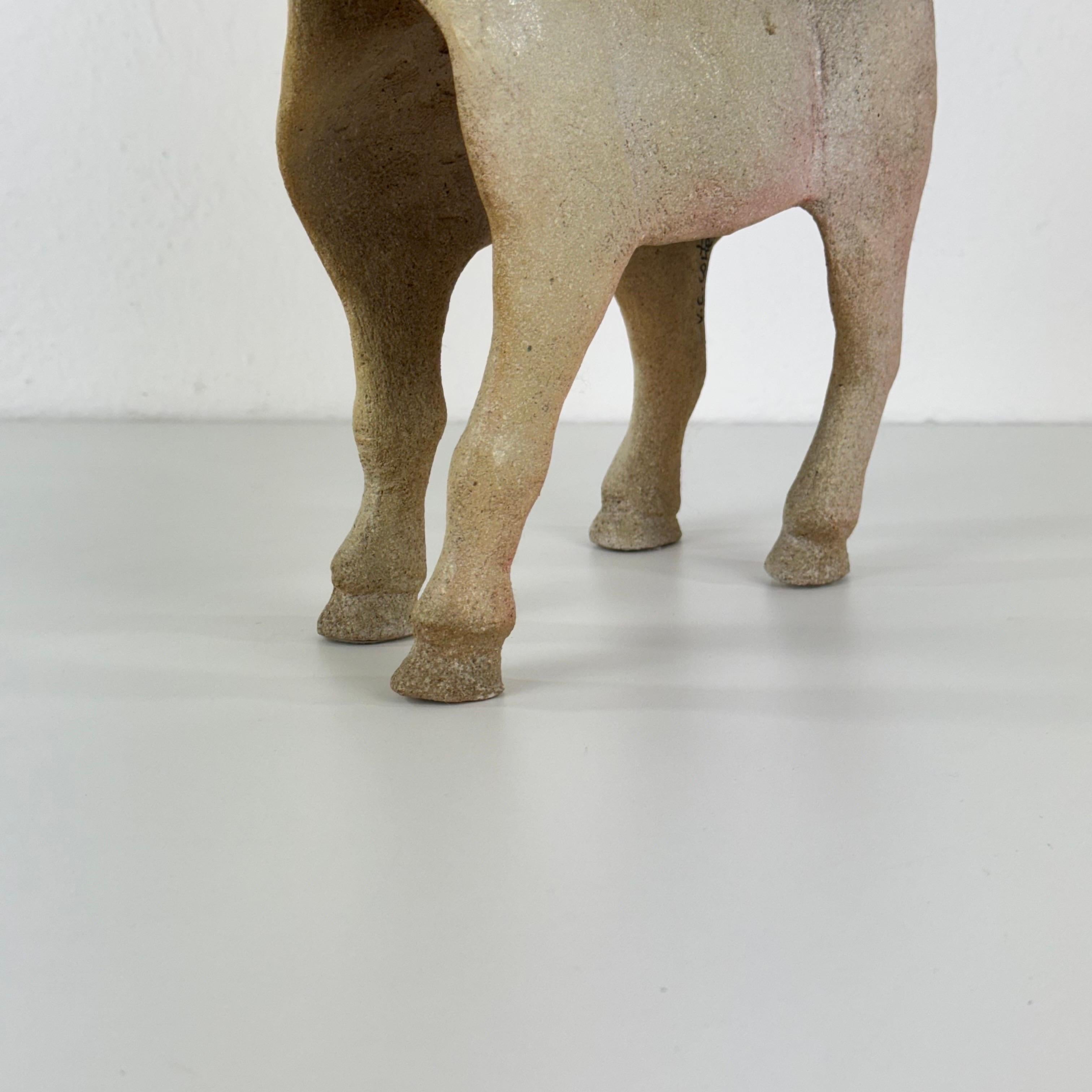 Keramische Pferdeskulptur von Víctor Ceprián Cortés, Spanien, 1980er Jahre im Angebot 7