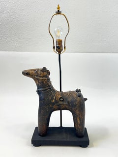 Ceramic Horse Table Lamp by Frederick Cooper