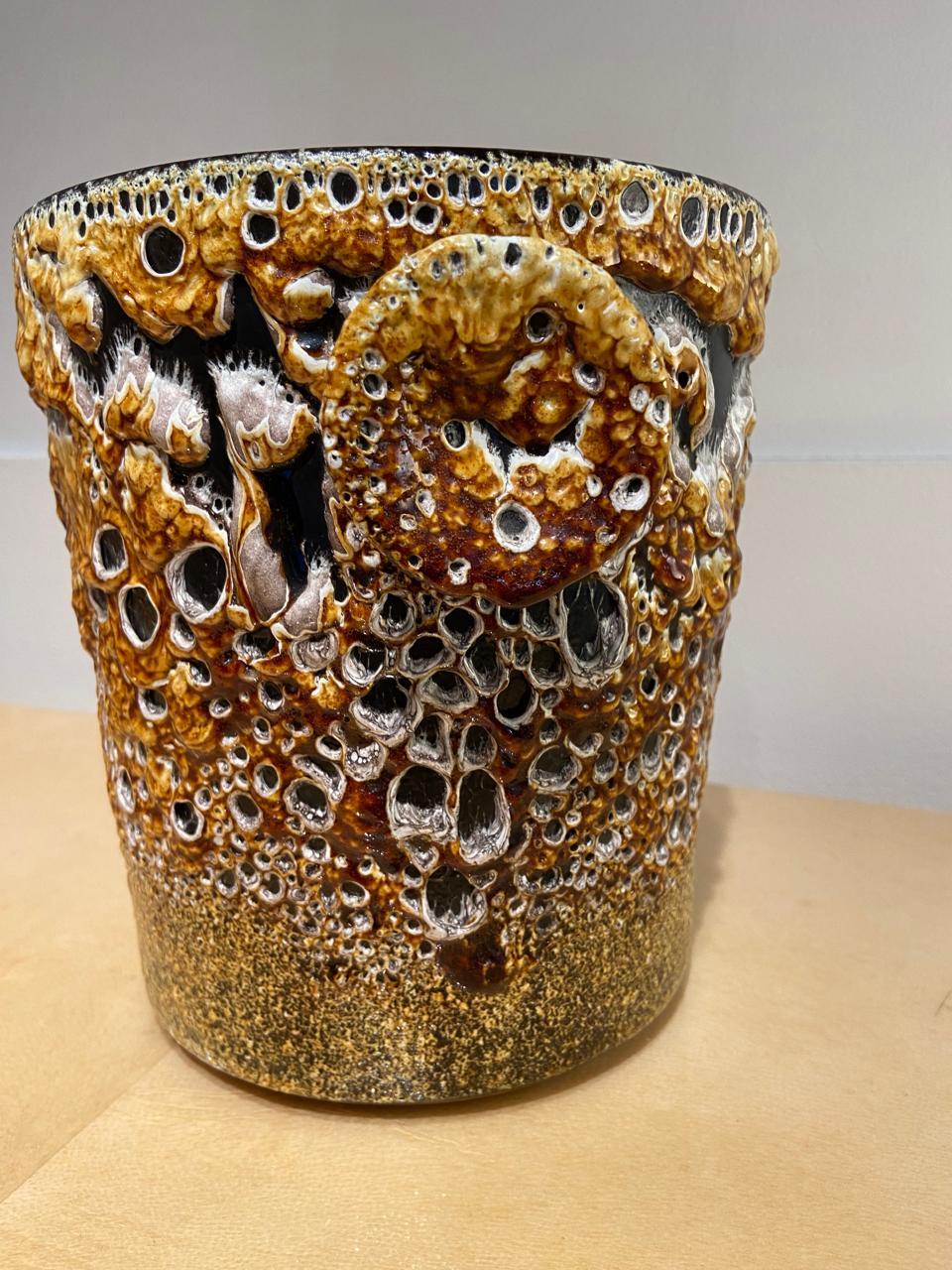 French Ceramic Ice Bucket, France 1970