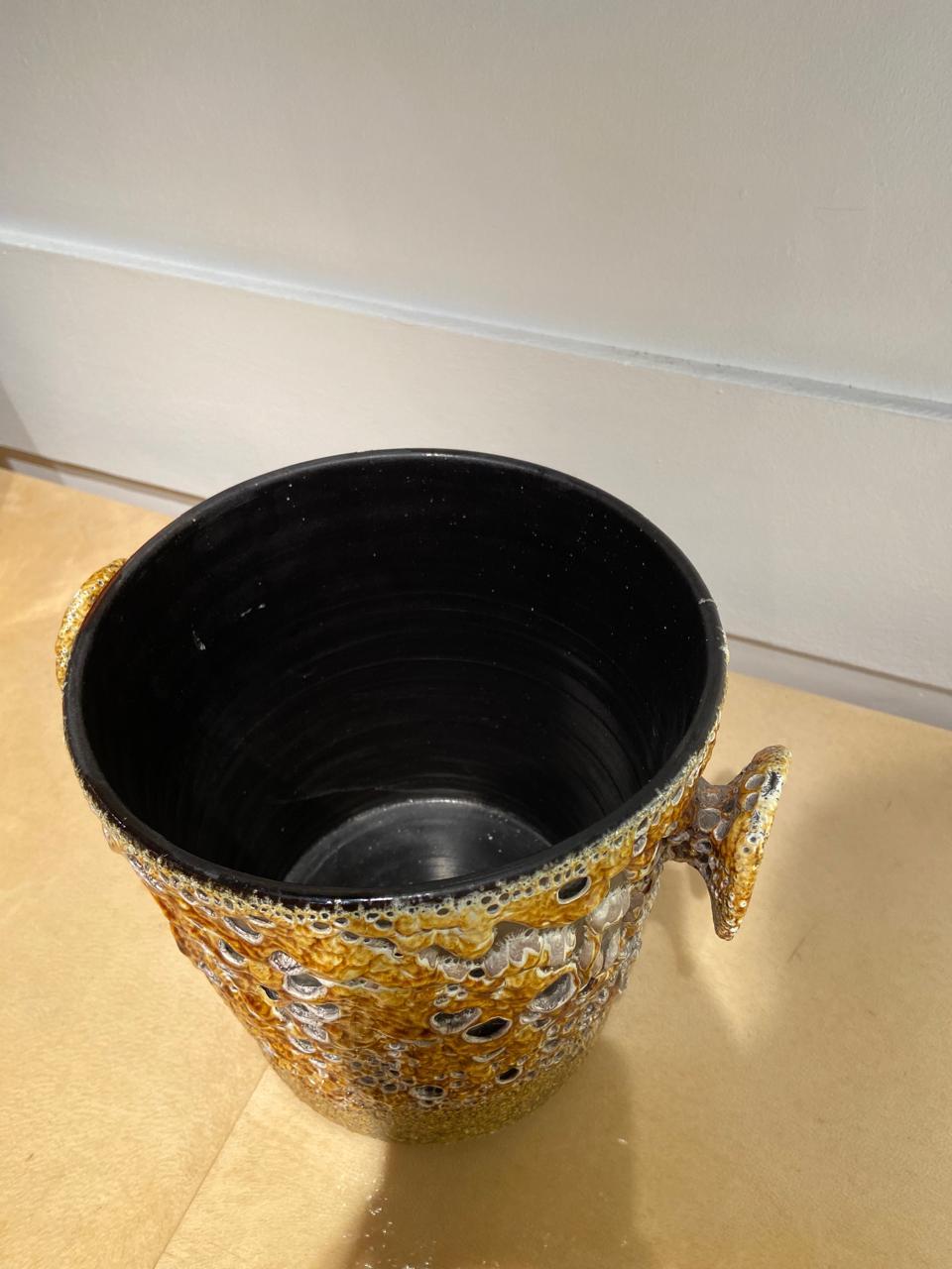 Ceramic Ice Bucket, France 1970 In Good Condition In Saint-Ouen, FR
