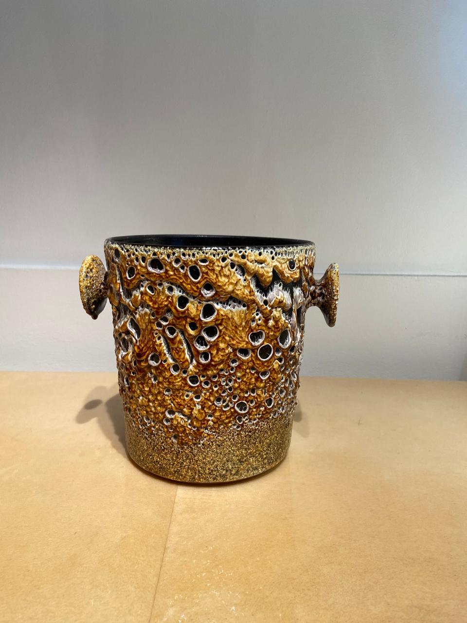 Ceramic Ice Bucket, France 1970 1