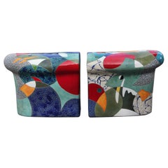 Ceramic Indoor/Outdoor "Aquarium Bench" by Michael Gustavson