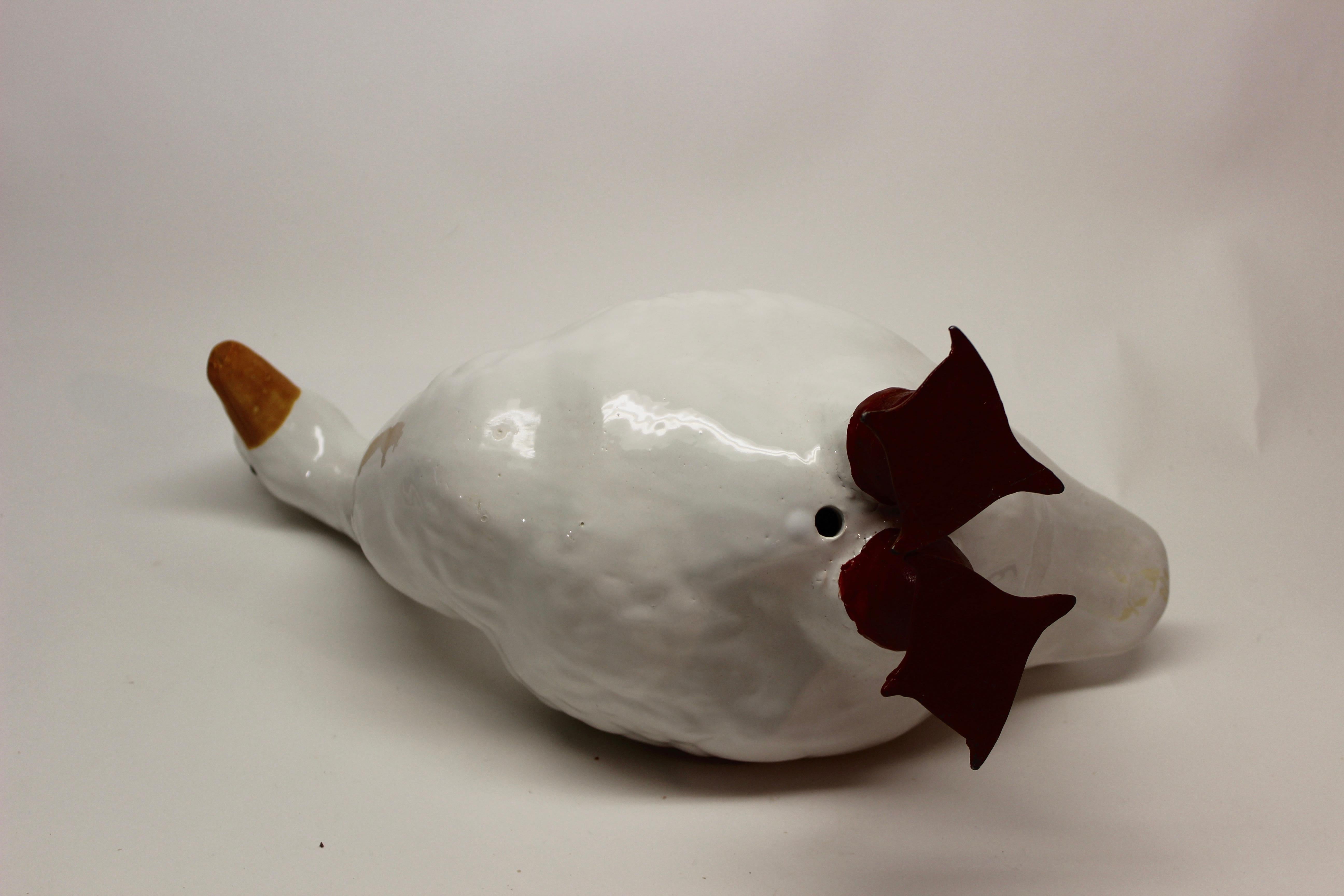 Ceramic Italian Goose For Sale 2